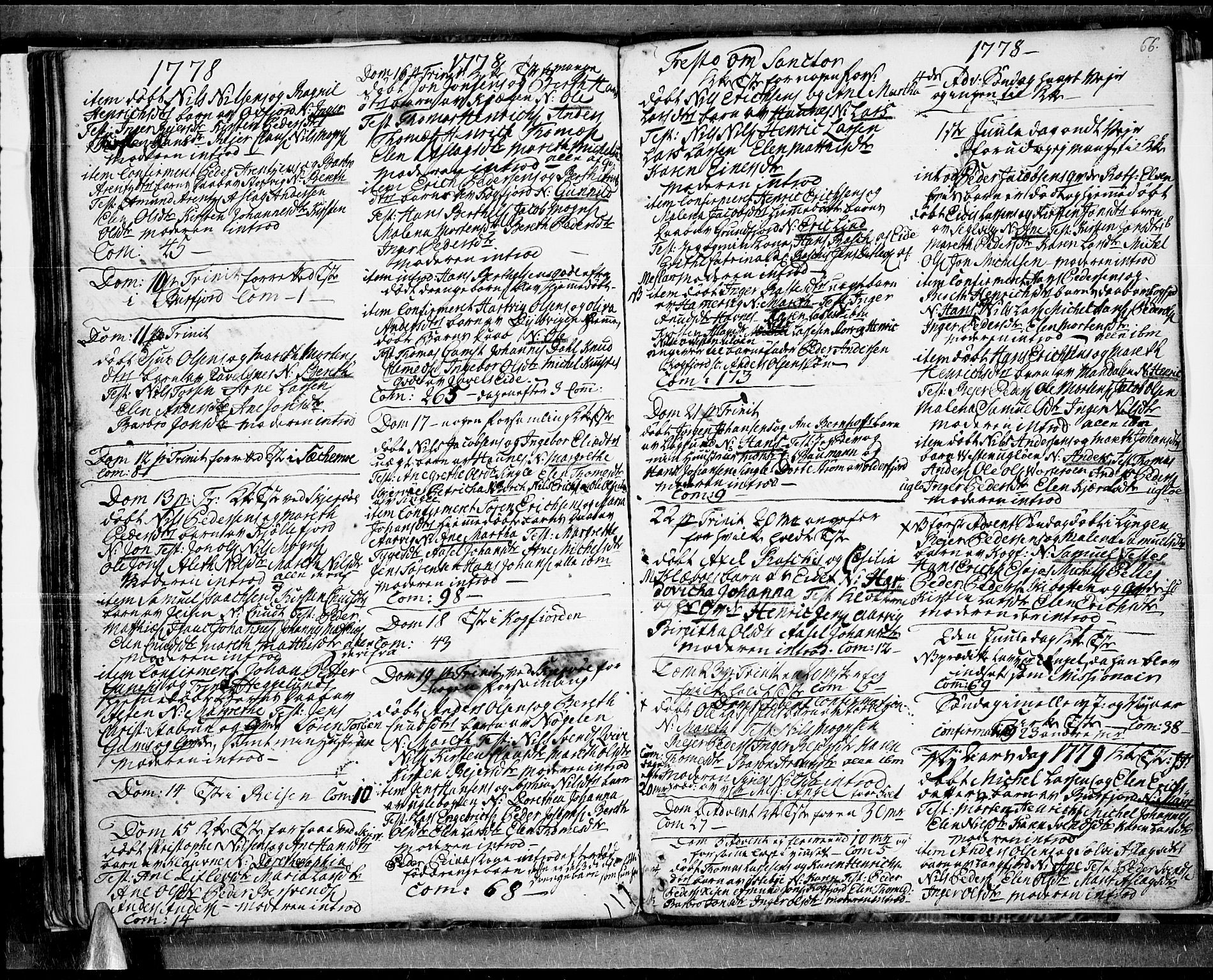 Skjervøy sokneprestkontor, SATØ/S-1300/H/Ha/Haa/L0001kirke: Parish register (official) no. 1, 1748-1780, p. 66