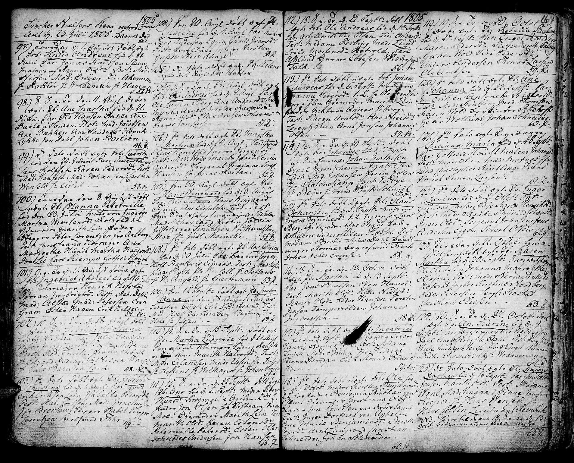 Ministerialprotokoller, klokkerbøker og fødselsregistre - Sør-Trøndelag, SAT/A-1456/601/L0039: Parish register (official) no. 601A07, 1770-1819, p. 164
