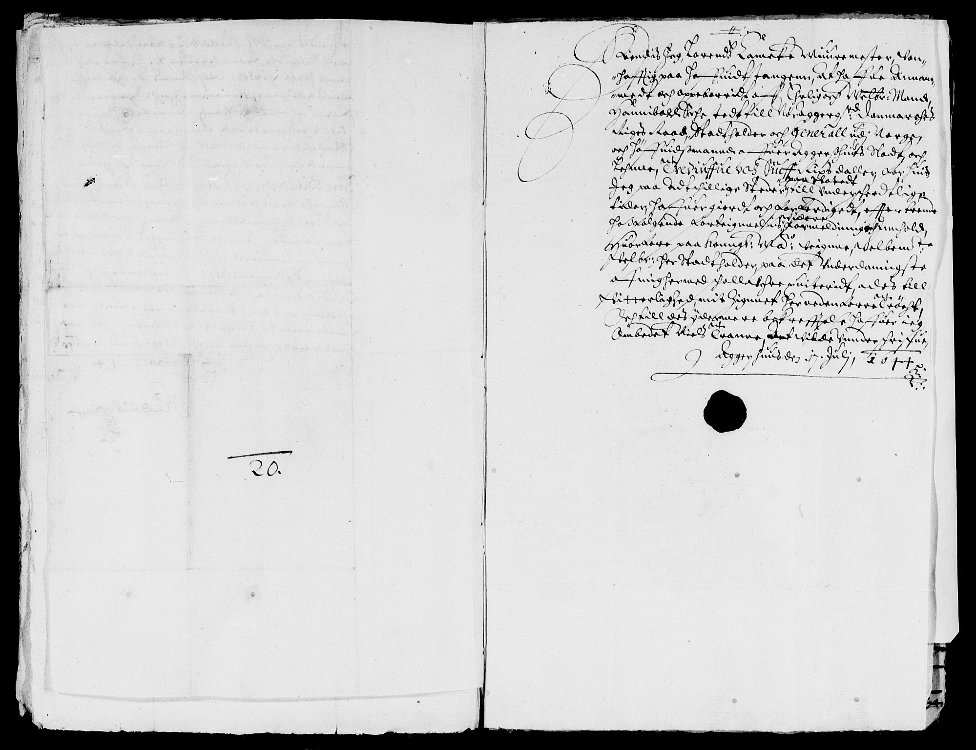 Rentekammeret inntil 1814, Reviderte regnskaper, Lensregnskaper, AV/RA-EA-5023/R/Rb/Rba/L0182: Akershus len, 1643-1645