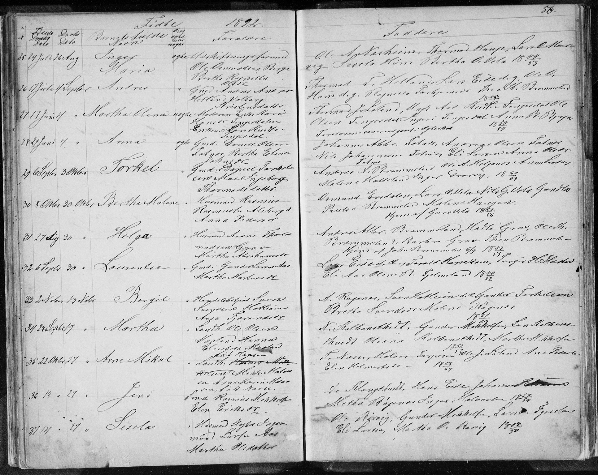 Sand sokneprestkontor, AV/SAST-A-101848/01/IV/L0003: Parish register (copy) no. B 3, 1872-1935, p. 56