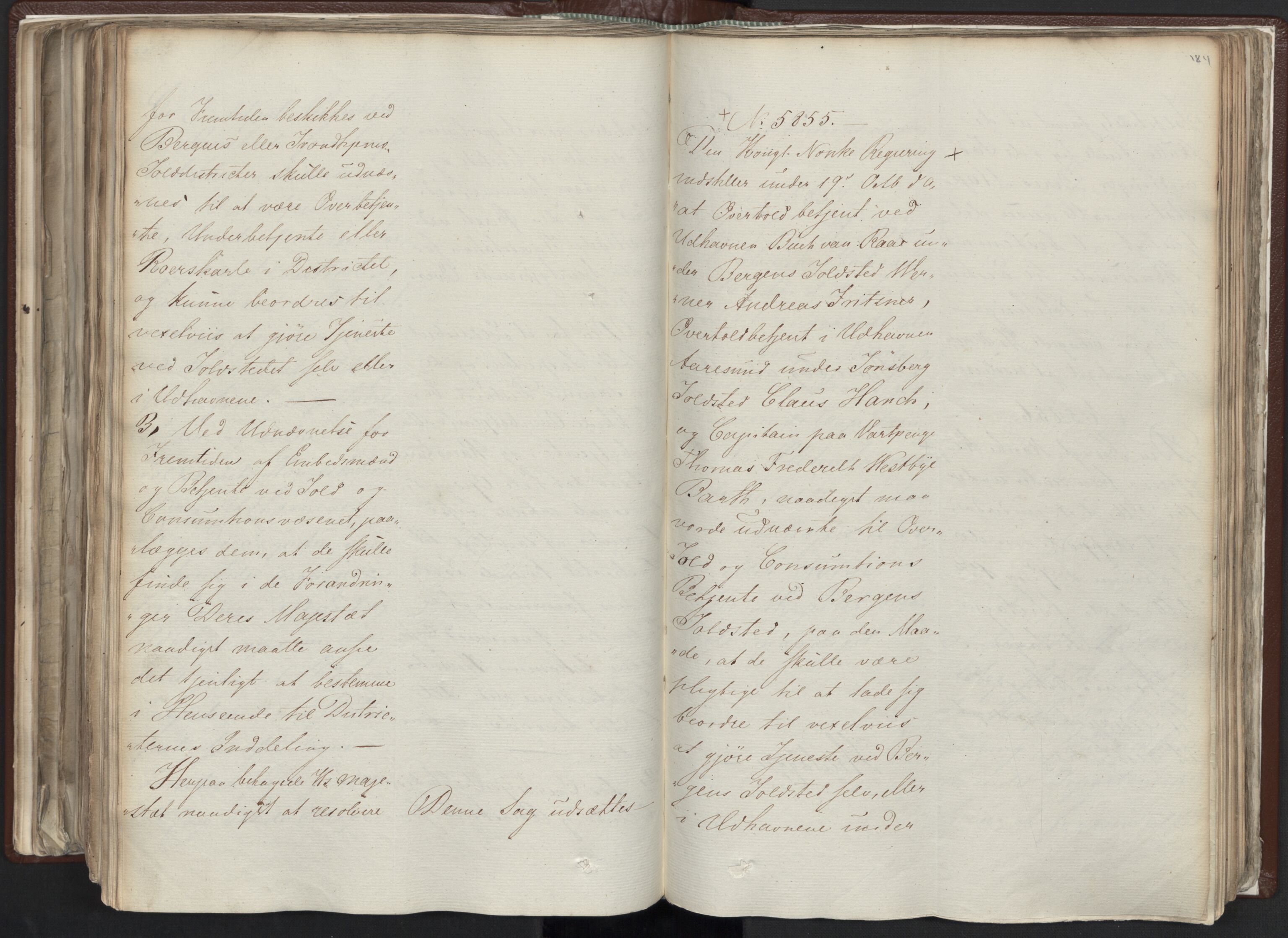 Statsrådssekretariatet, AV/RA-S-1001/A/Ab/L0012: Kgl. res. nr. 5679-6008 II, 1821, p. 183b-184a