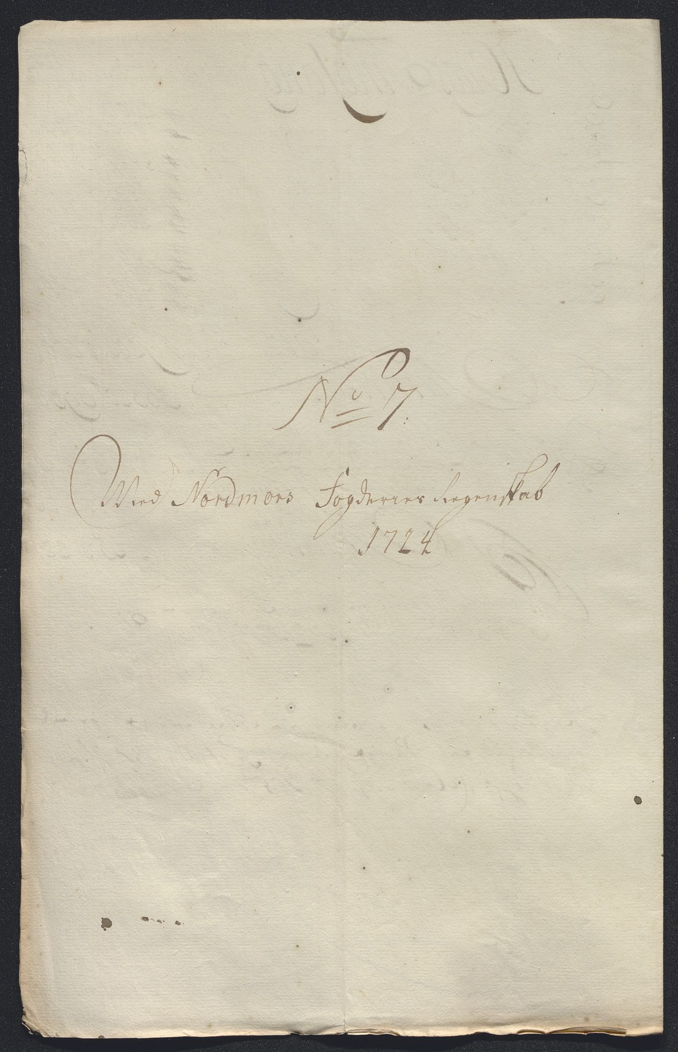 Rentekammeret inntil 1814, Reviderte regnskaper, Fogderegnskap, RA/EA-4092/R56/L3757: Fogderegnskap Nordmøre, 1724, p. 120