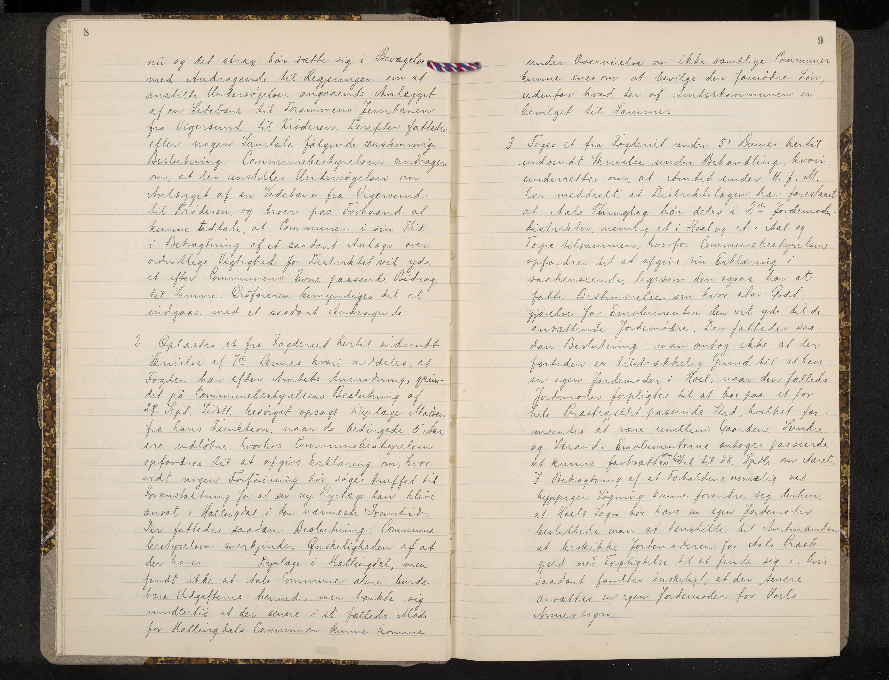 Ål formannskap og sentraladministrasjon, IKAK/0619021/A/Aa/L0003: Utskrift av møtebok, 1864-1880, p. 8-9