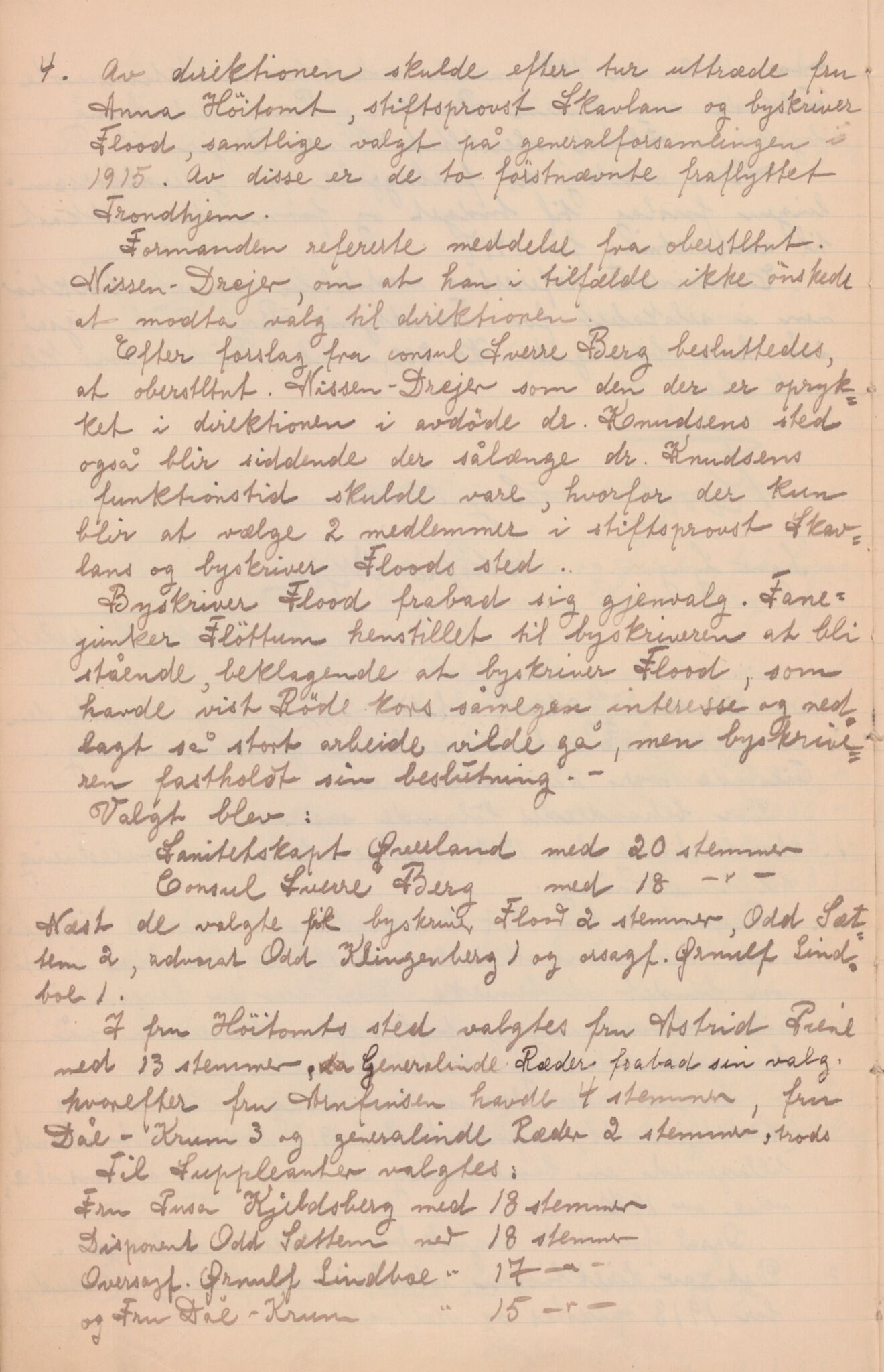 Trondheim Røde Kors, TRKO/PA-1204/A/Aa/L0001: Møtebok, 1917-1929, p. 10