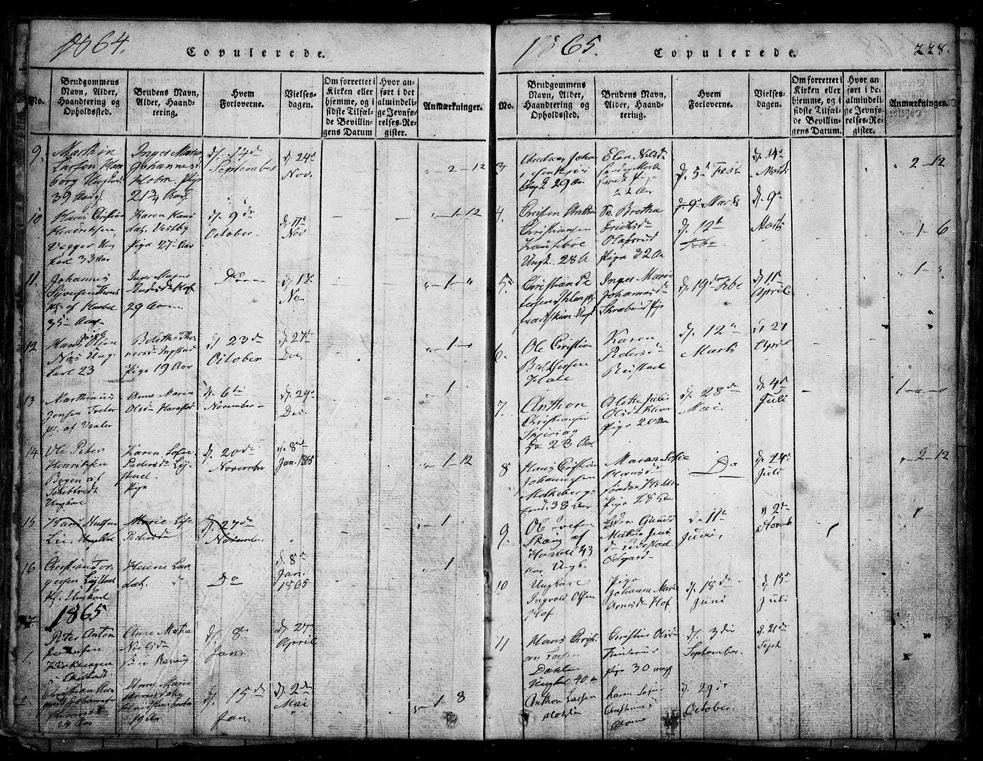 Spydeberg prestekontor Kirkebøker, SAO/A-10924/G/Ga/L0001: Parish register (copy) no. I 1, 1814-1868, p. 228