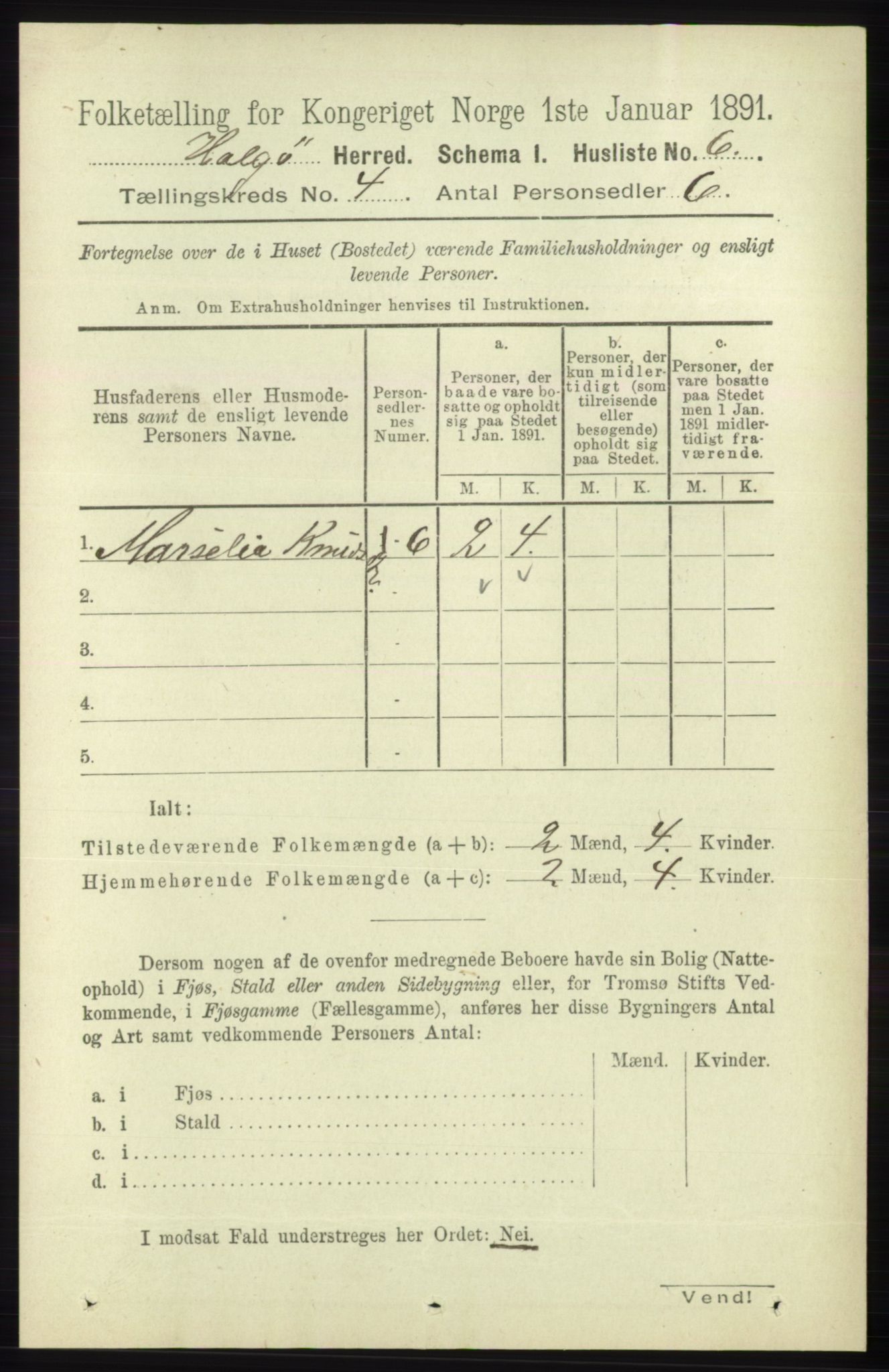 RA, 1891 census for 1935 Helgøy, 1891, p. 982