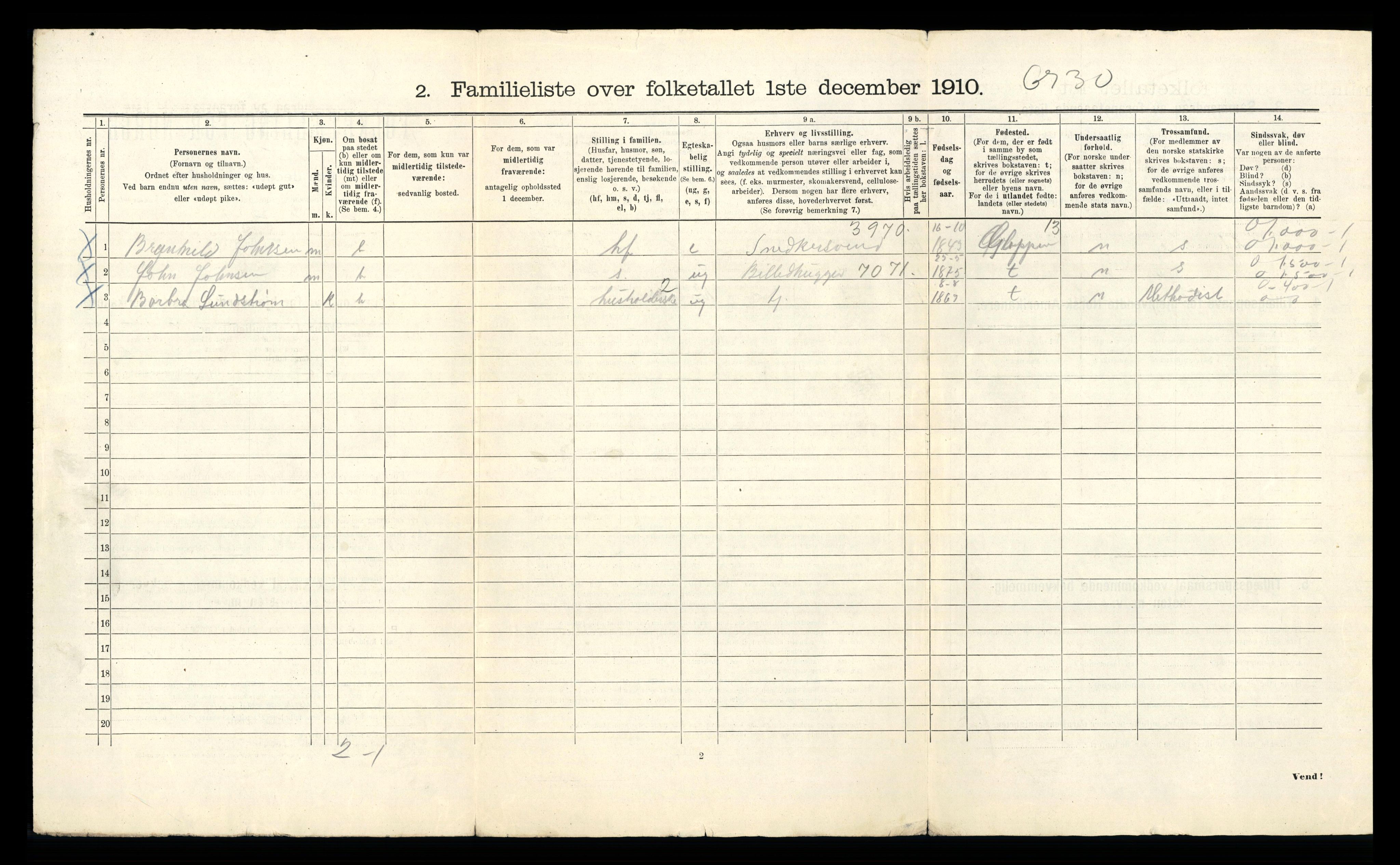 RA, 1910 census for Bergen, 1910, p. 35022