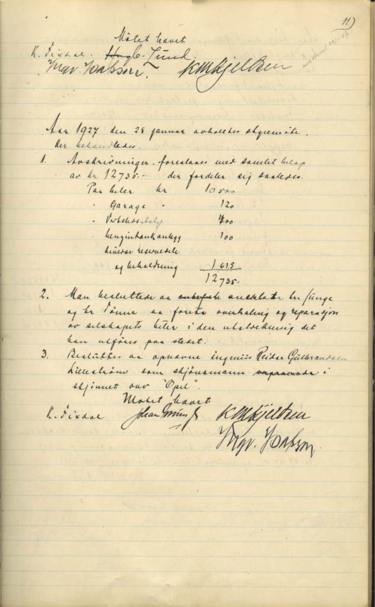  Polarbil AS, FMFB/A-1033/A/Aa/L0002: Forhandlingsprotokoll, 1926-1935, p. 13