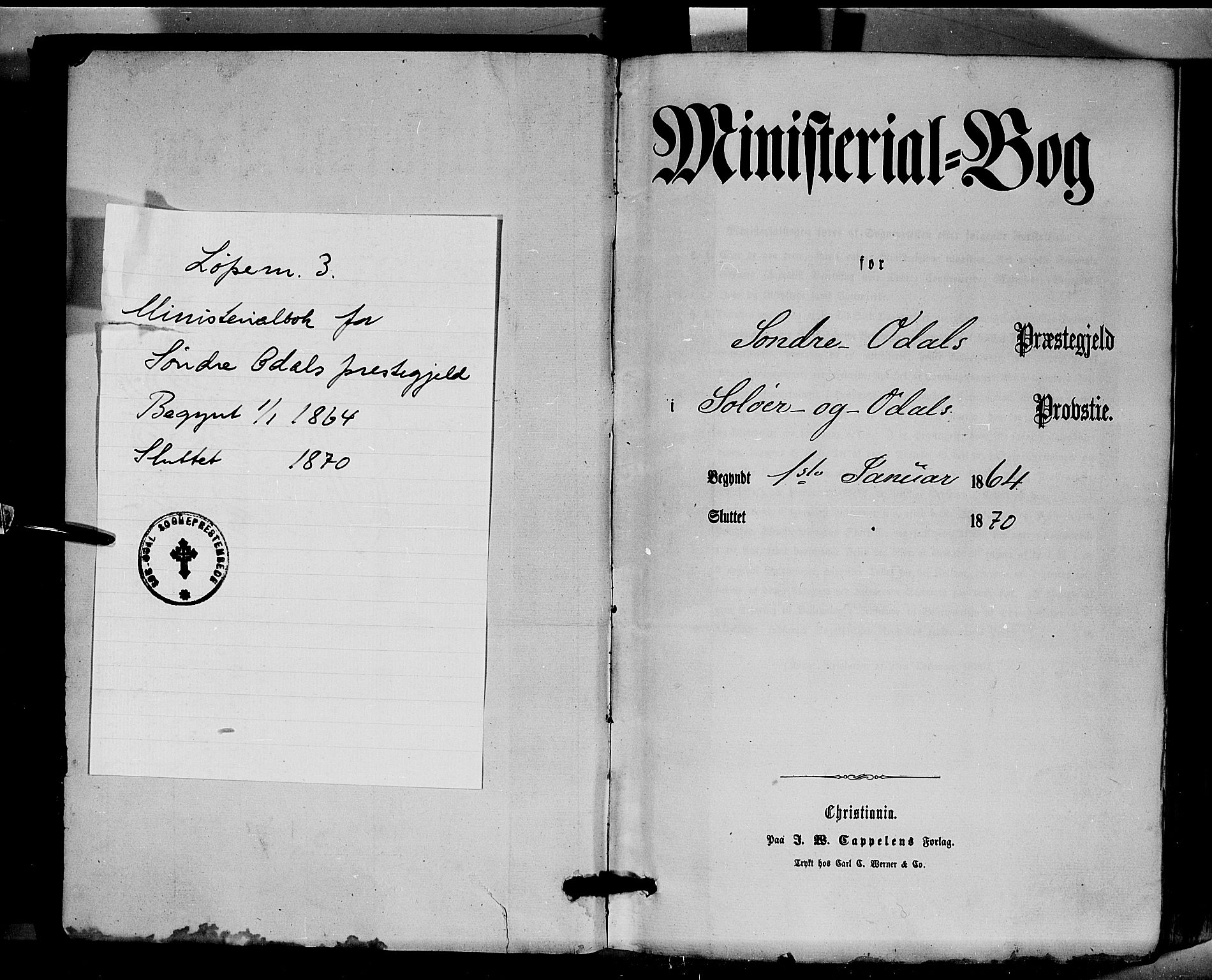 Sør-Odal prestekontor, SAH/PREST-030/H/Ha/Haa/L0003: Parish register (official) no. 3, 1864-1870