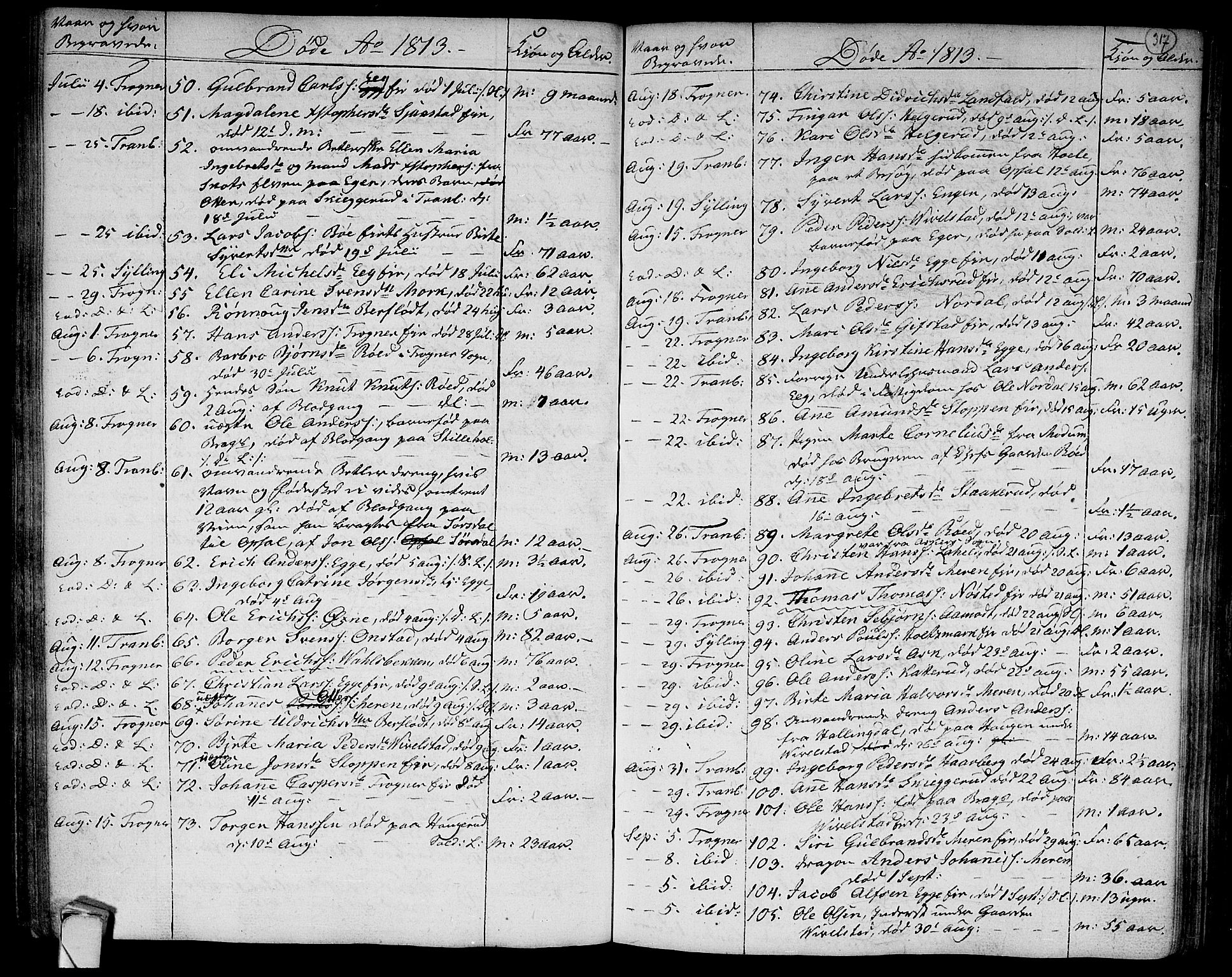 Lier kirkebøker, SAKO/A-230/F/Fa/L0007: Parish register (official) no. I 7, 1794-1813, p. 317