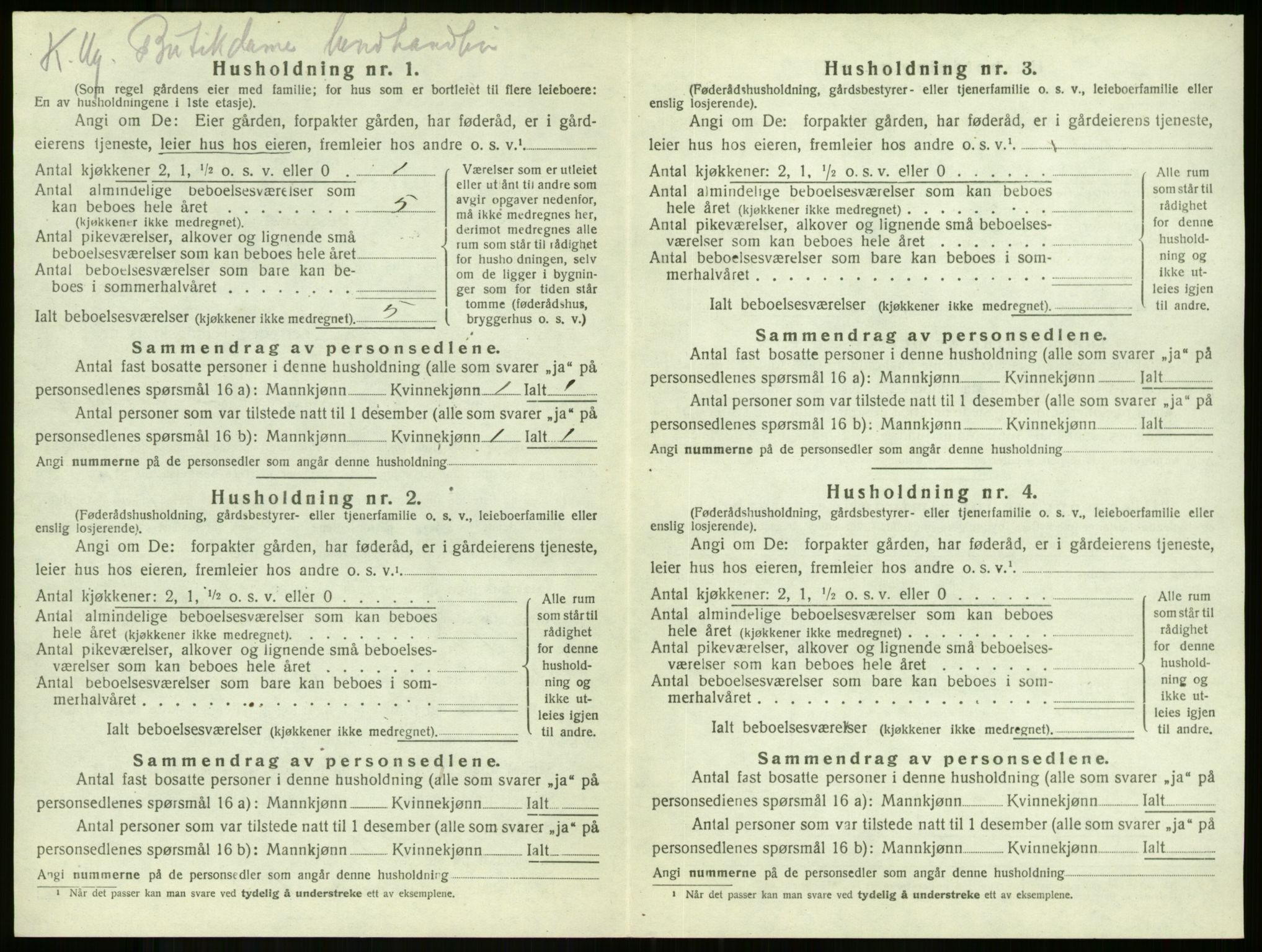 SAKO, 1920 census for Stokke, 1920, p. 1814