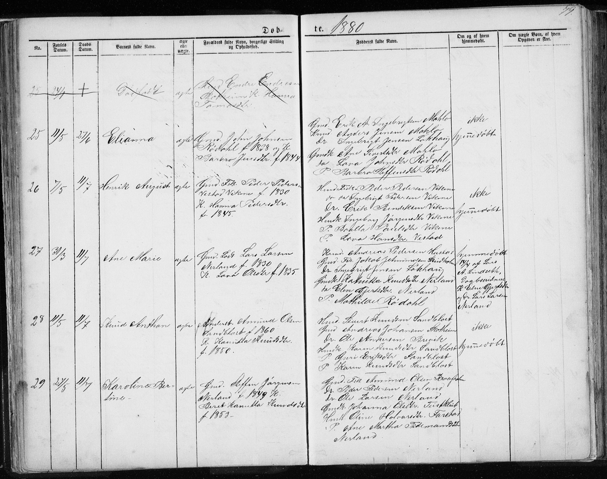 Ministerialprotokoller, klokkerbøker og fødselsregistre - Møre og Romsdal, AV/SAT-A-1454/567/L0782: Parish register (copy) no. 567C02, 1867-1886, p. 79