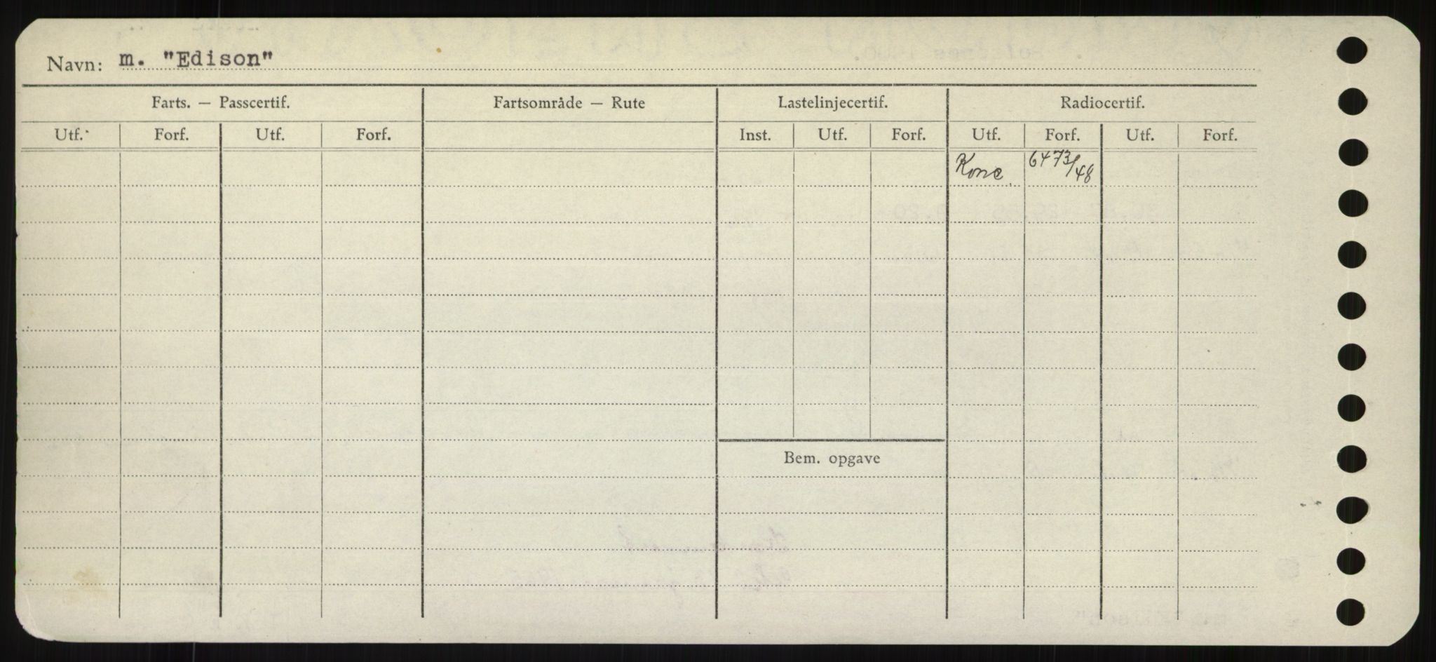Sjøfartsdirektoratet med forløpere, Skipsmålingen, AV/RA-S-1627/H/Hd/L0009: Fartøy, E, p. 46