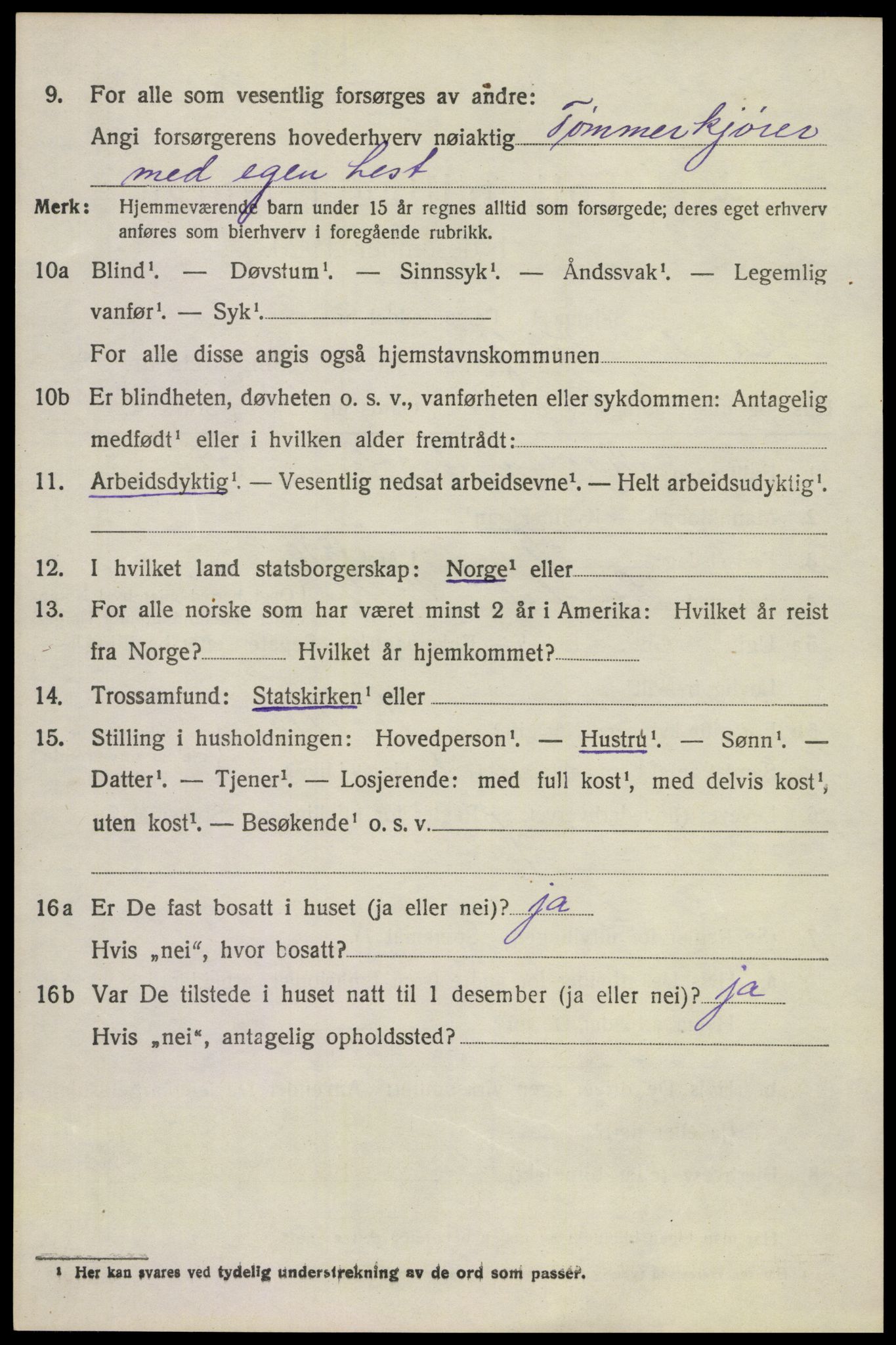SAKO, 1920 census for Lardal, 1920, p. 2152