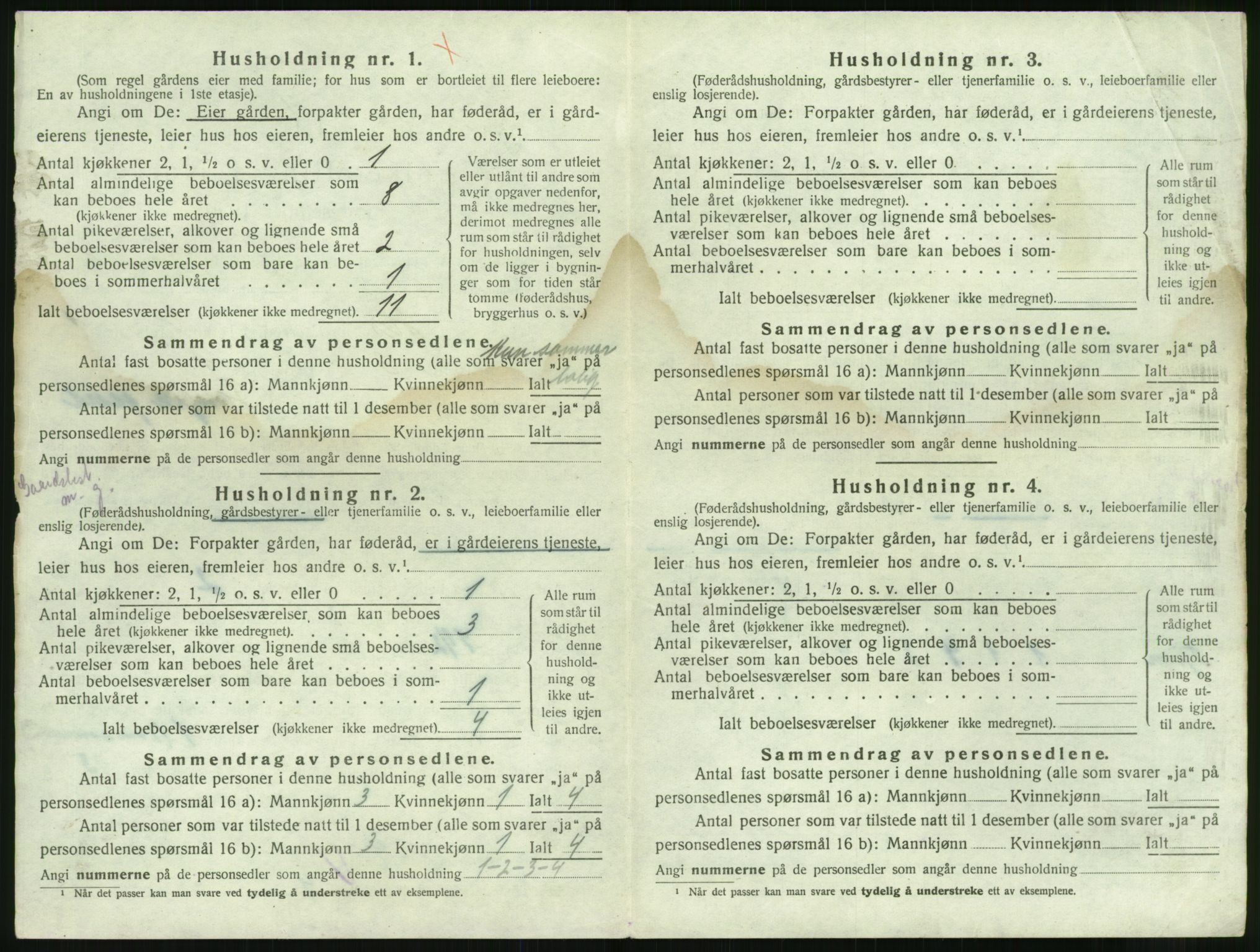 SAK, 1920 census for Hisøy, 1920, p. 33