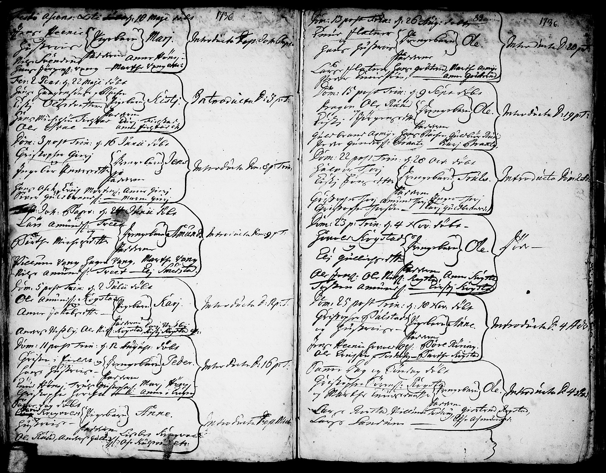 Gjerdrum prestekontor Kirkebøker, SAO/A-10412b/F/Fa/L0001: Parish register (official) no. I 1, 1689-1736, p. 89