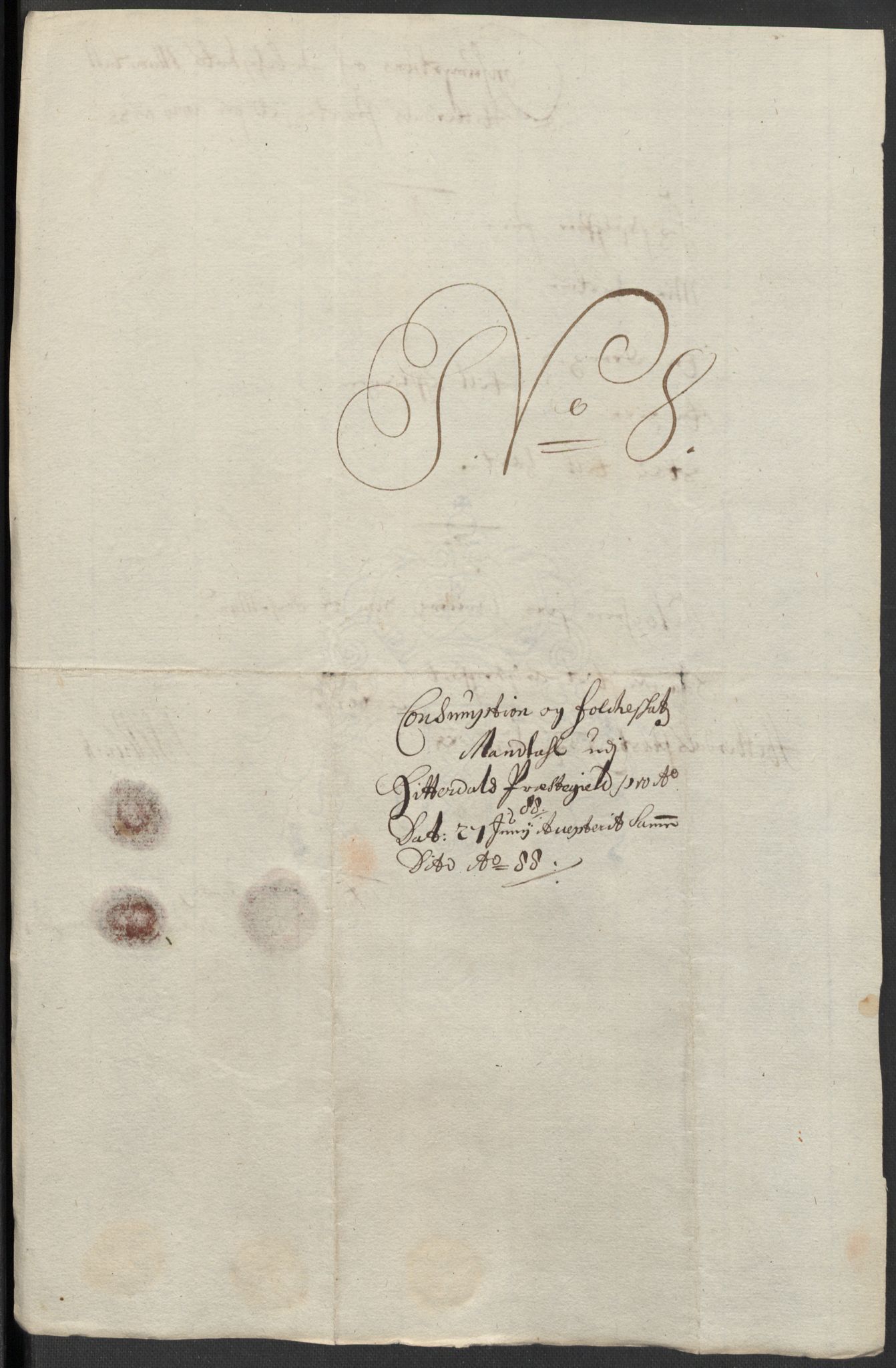 Rentekammeret inntil 1814, Reviderte regnskaper, Fogderegnskap, AV/RA-EA-4092/R35/L2087: Fogderegnskap Øvre og Nedre Telemark, 1687-1689, p. 358