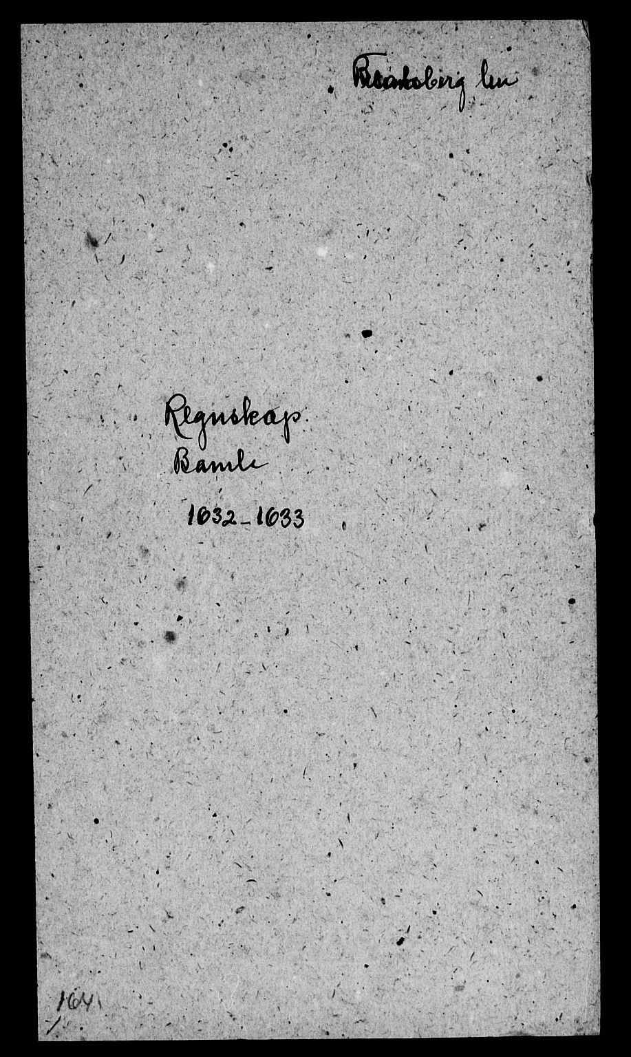 Rentekammeret inntil 1814, Reviderte regnskaper, Lensregnskaper, AV/RA-EA-5023/R/Rb/Rbp/L0016: Bratsberg len, 1632-1634