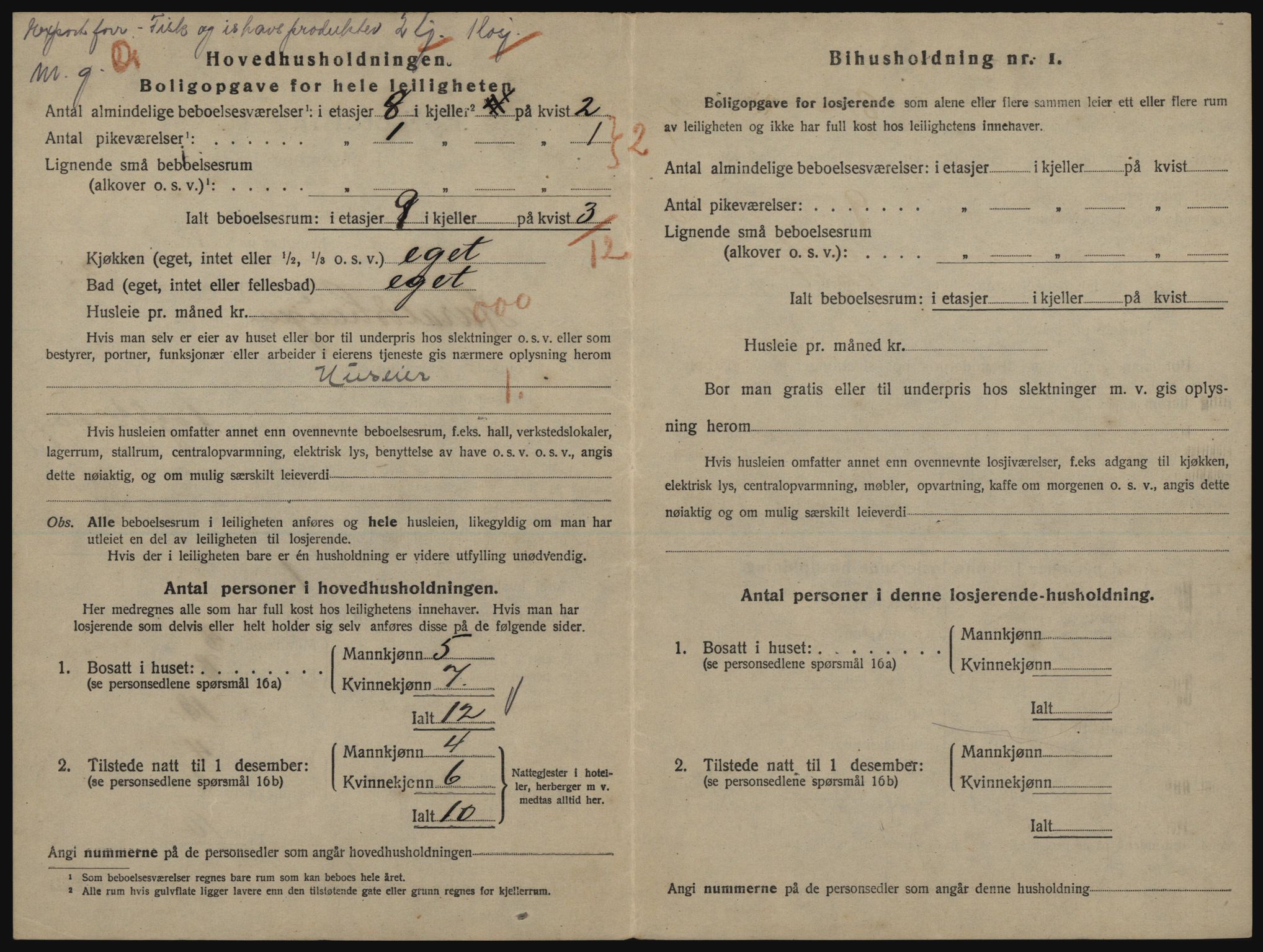 SATØ, 1920 census for Tromsø, 1920, p. 3206