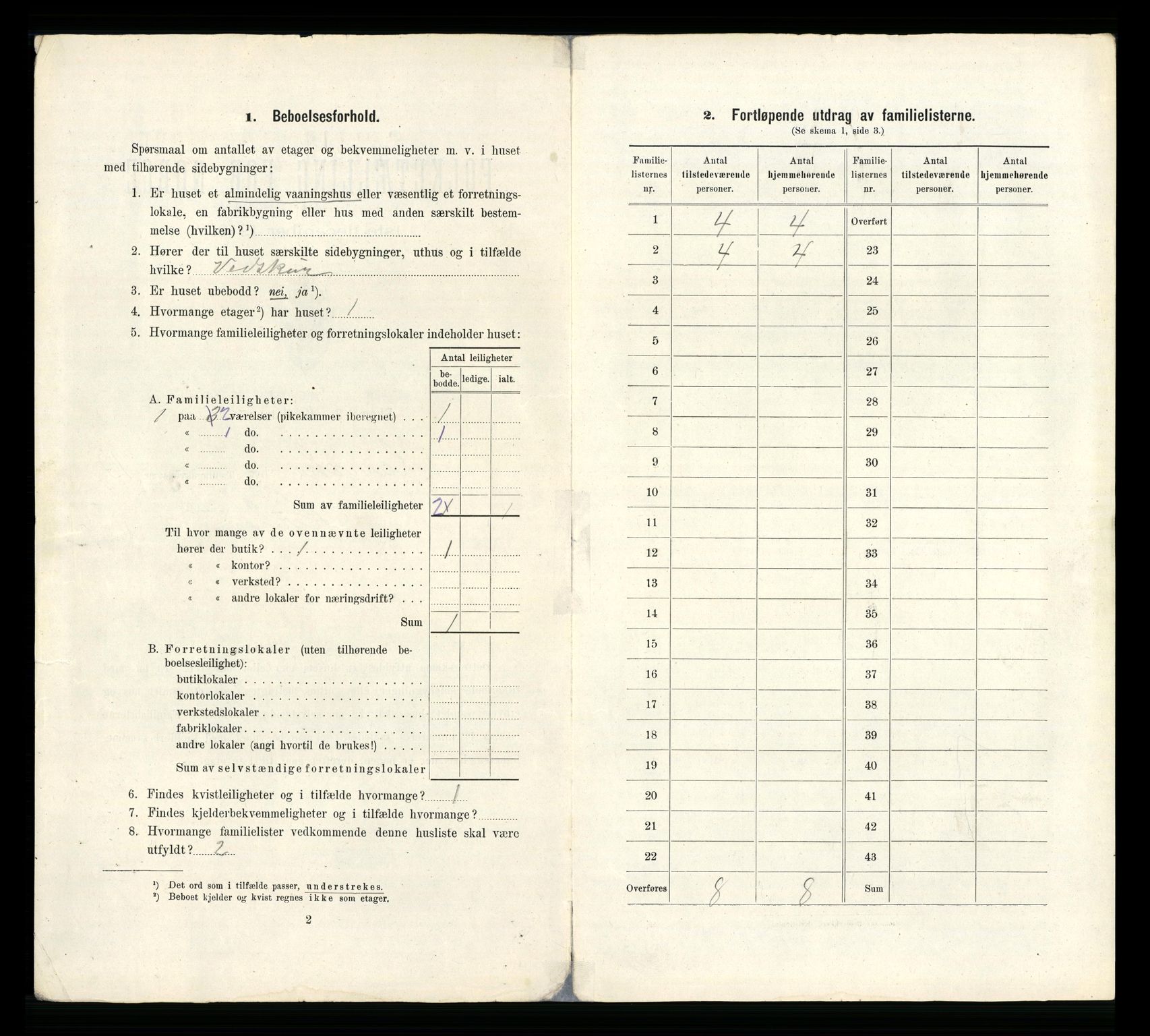 RA, 1910 census for Larvik, 1910, p. 5996