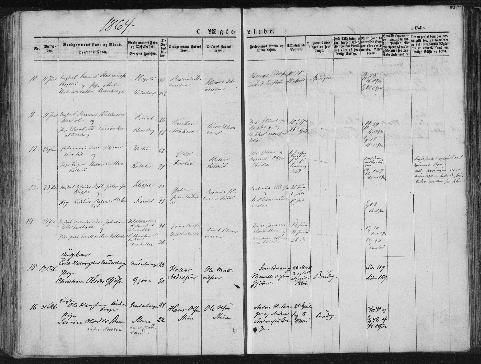 Høgsfjord sokneprestkontor, SAST/A-101624/H/Ha/Haa/L0001: Parish register (official) no. A 1, 1854-1875, p. 230