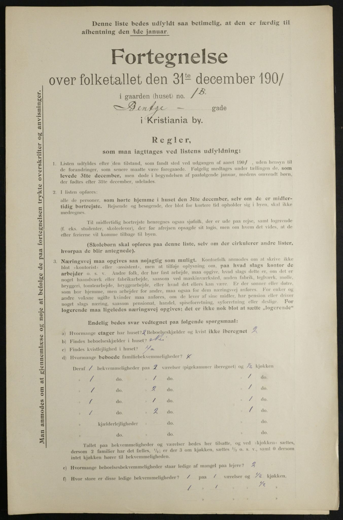 OBA, Municipal Census 1901 for Kristiania, 1901, p. 670