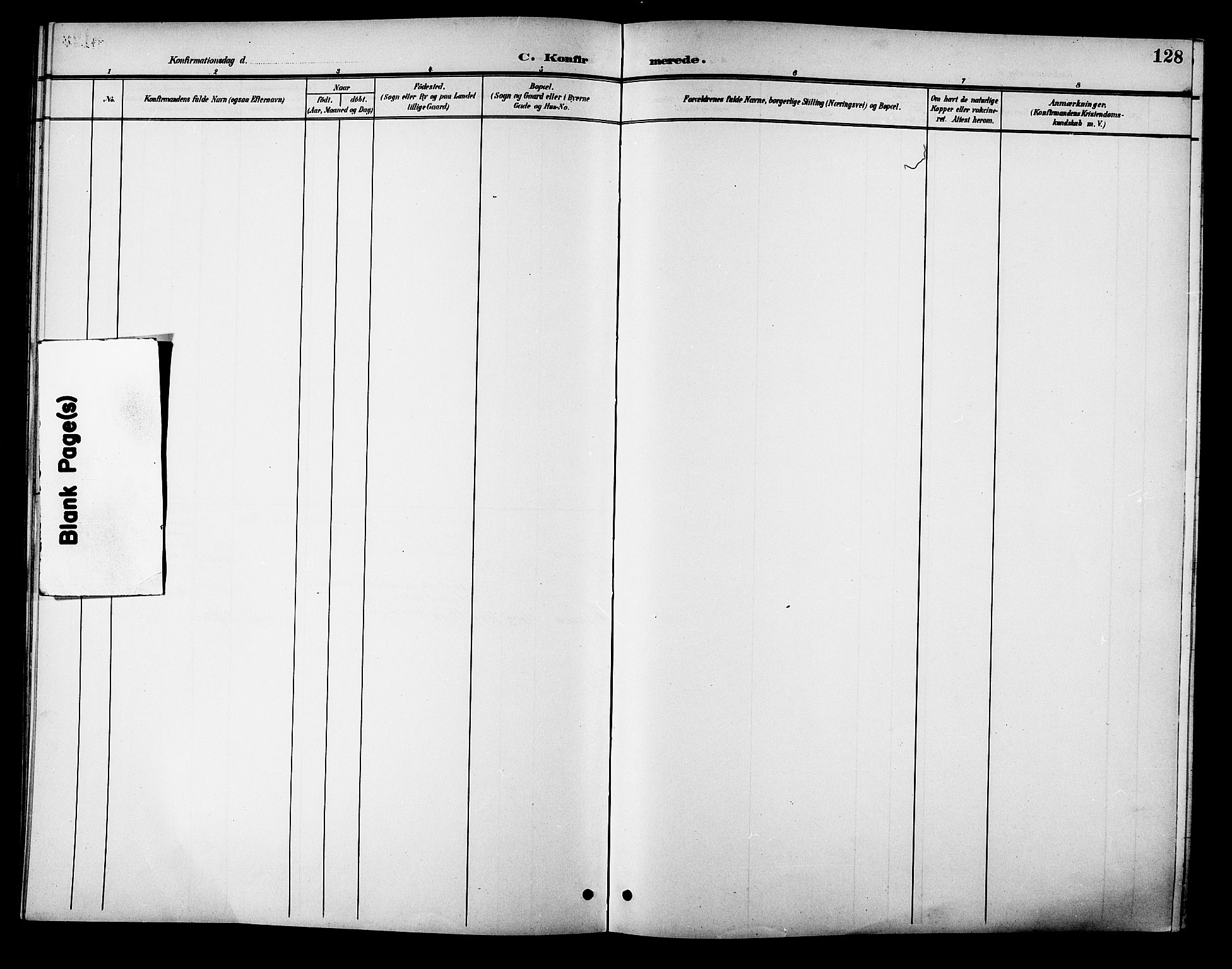 Ministerialprotokoller, klokkerbøker og fødselsregistre - Møre og Romsdal, SAT/A-1454/510/L0126: Parish register (copy) no. 510C03, 1900-1922, p. 128