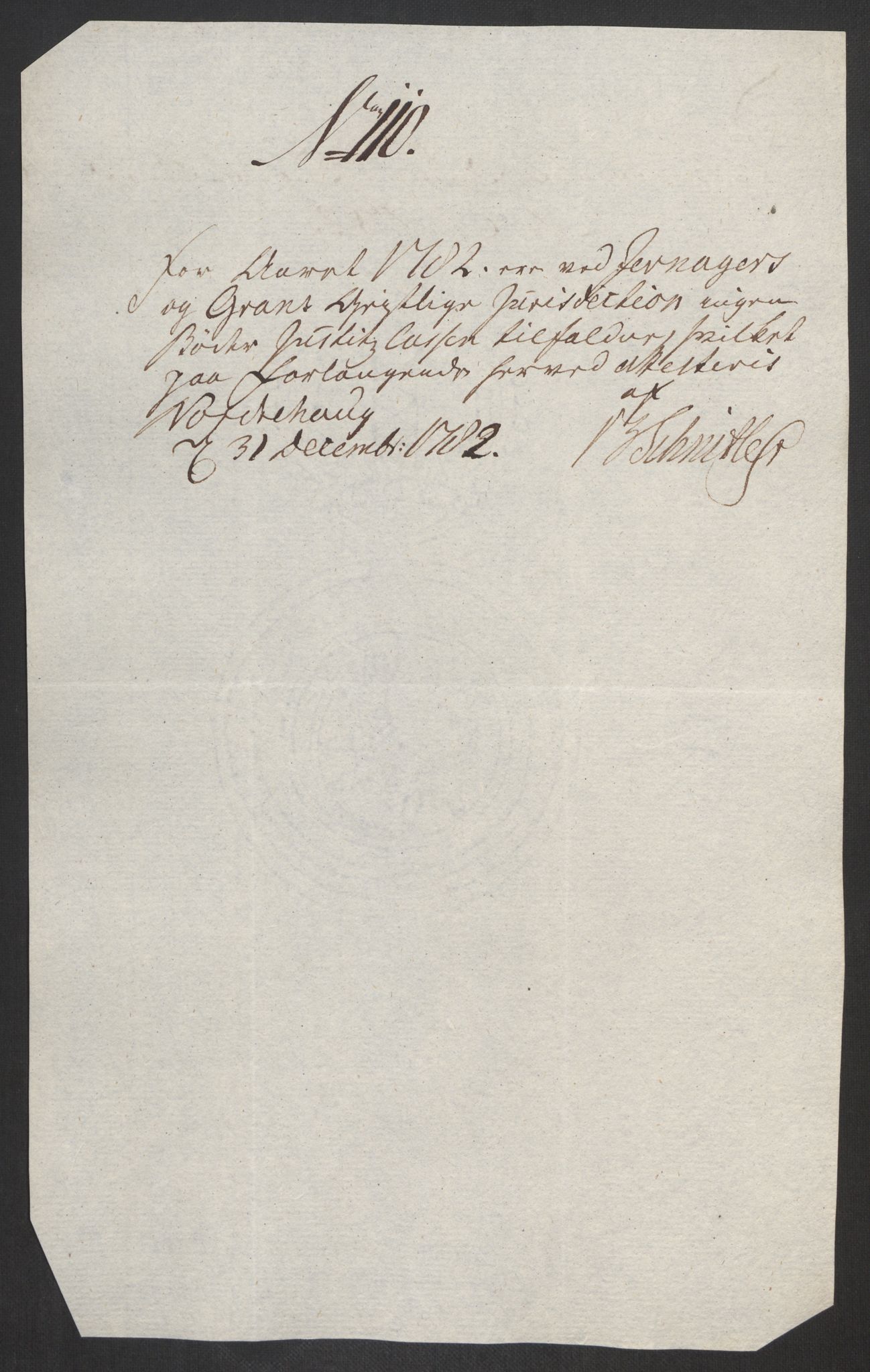 Rentekammeret inntil 1814, Reviderte regnskaper, Fogderegnskap, AV/RA-EA-4092/R19/L1369: Fogderegnskap Toten, Hadeland og Vardal, 1782, p. 331