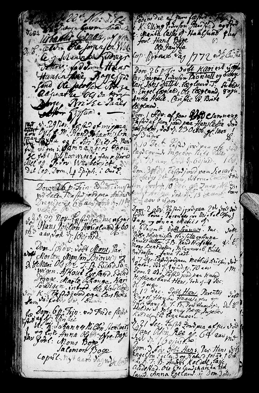 Os sokneprestembete, AV/SAB-A-99929: Parish register (official) no. A 9, 1766-1779, p. 63