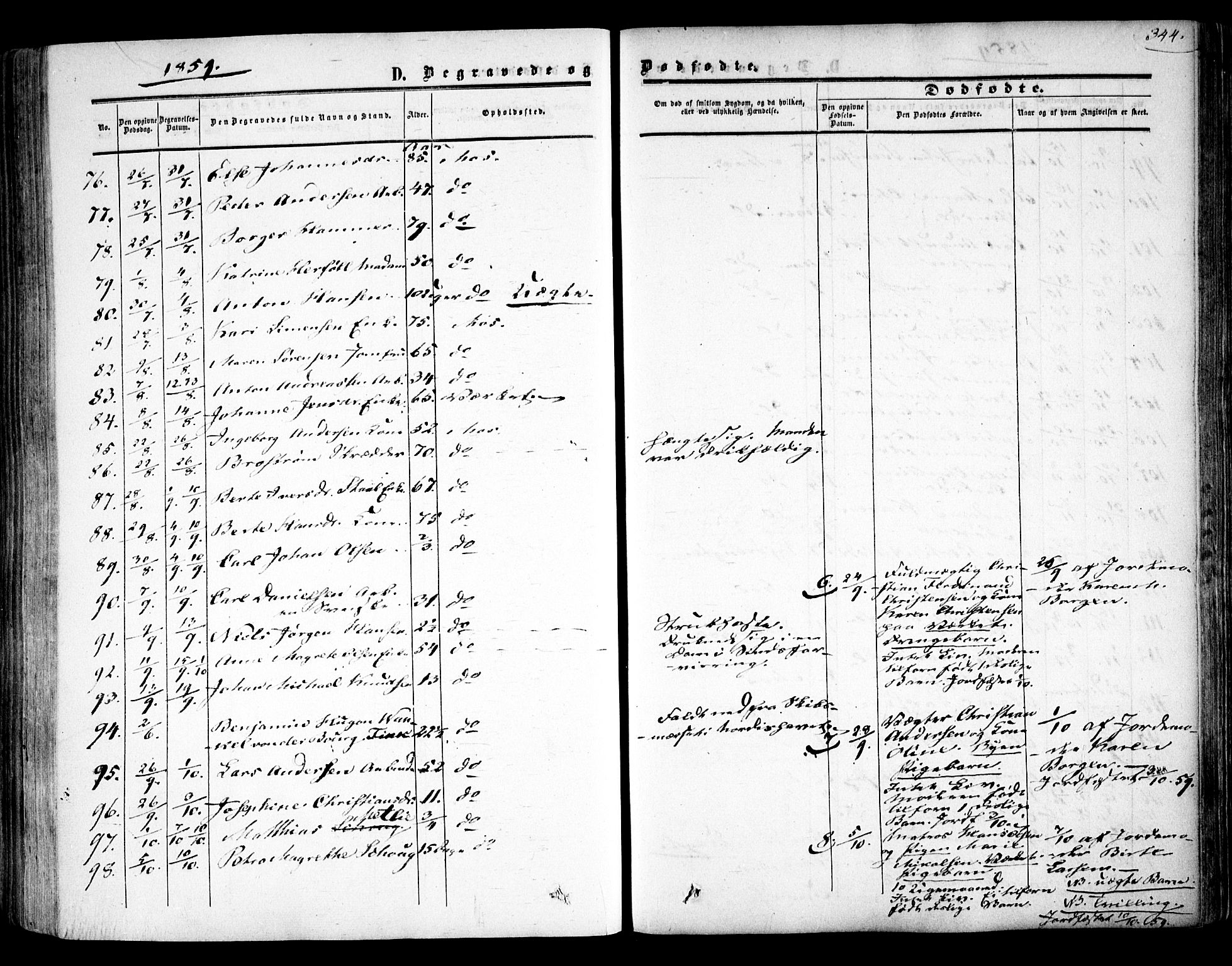 Moss prestekontor Kirkebøker, AV/SAO-A-2003/F/Fa/L0008: Parish register (official) no. I 8, 1852-1869, p. 344