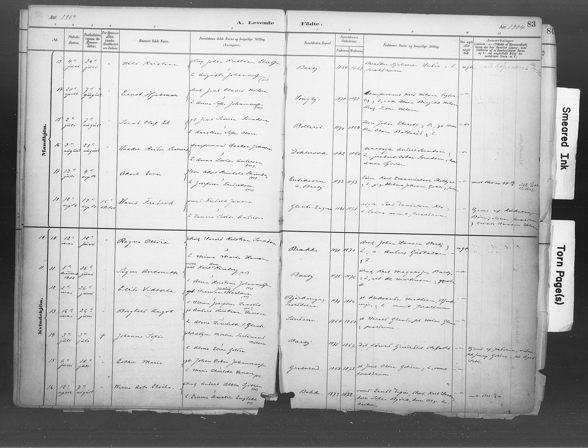 Idd prestekontor Kirkebøker, AV/SAO-A-10911/F/Fb/L0002: Parish register (official) no. II 2, 1882-1923, p. 83