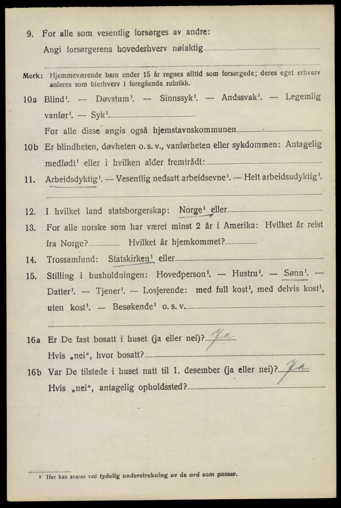 SAO, 1920 census for Eidsberg, 1920, p. 10592