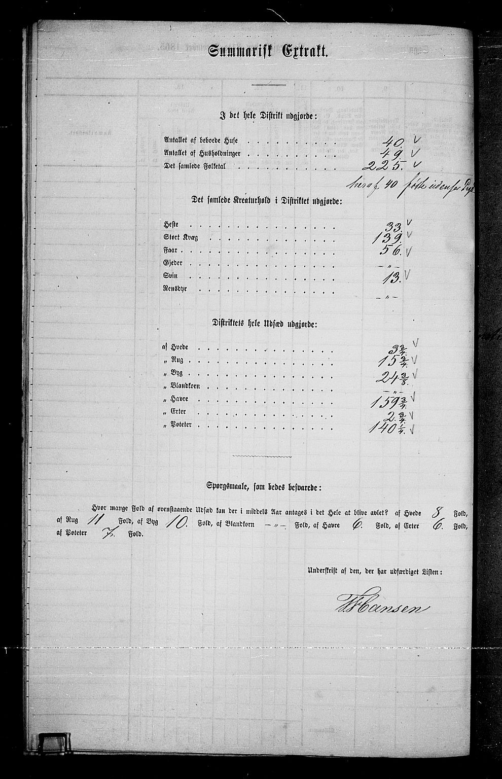 RA, 1865 census for Eidsberg, 1865, p. 154