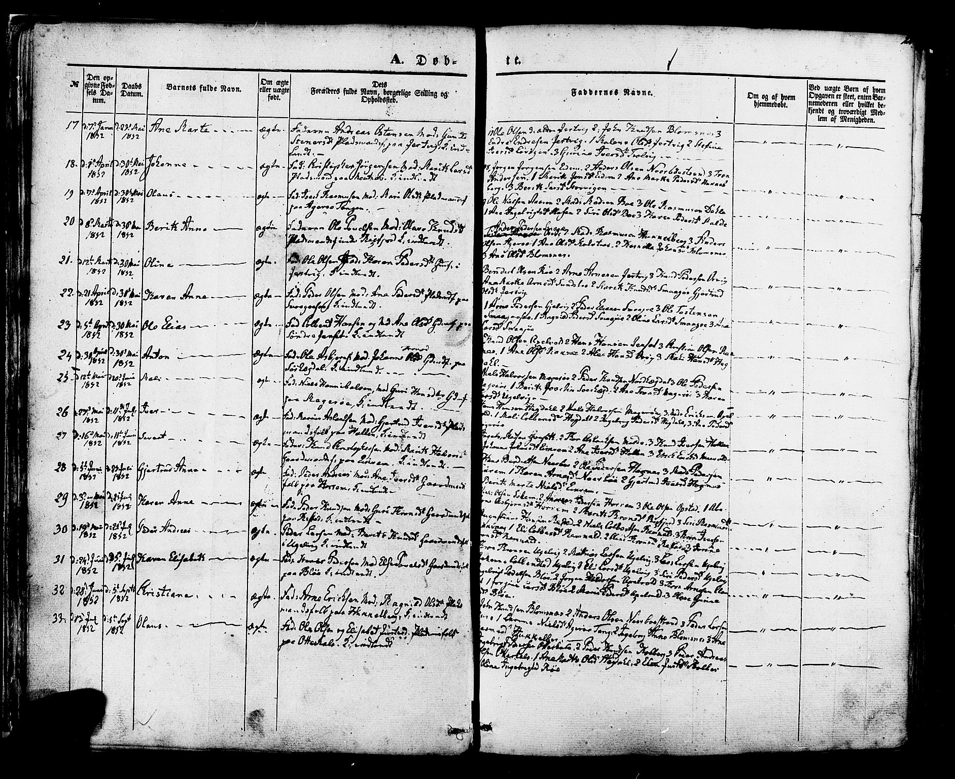 Ministerialprotokoller, klokkerbøker og fødselsregistre - Møre og Romsdal, AV/SAT-A-1454/560/L0719: Parish register (official) no. 560A03, 1845-1872, p. 22