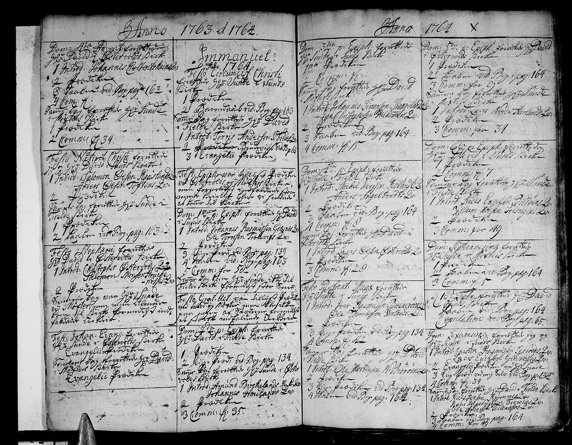 Sund sokneprestembete, AV/SAB-A-99930: Parish register (official) no. A 3, 1740-1769