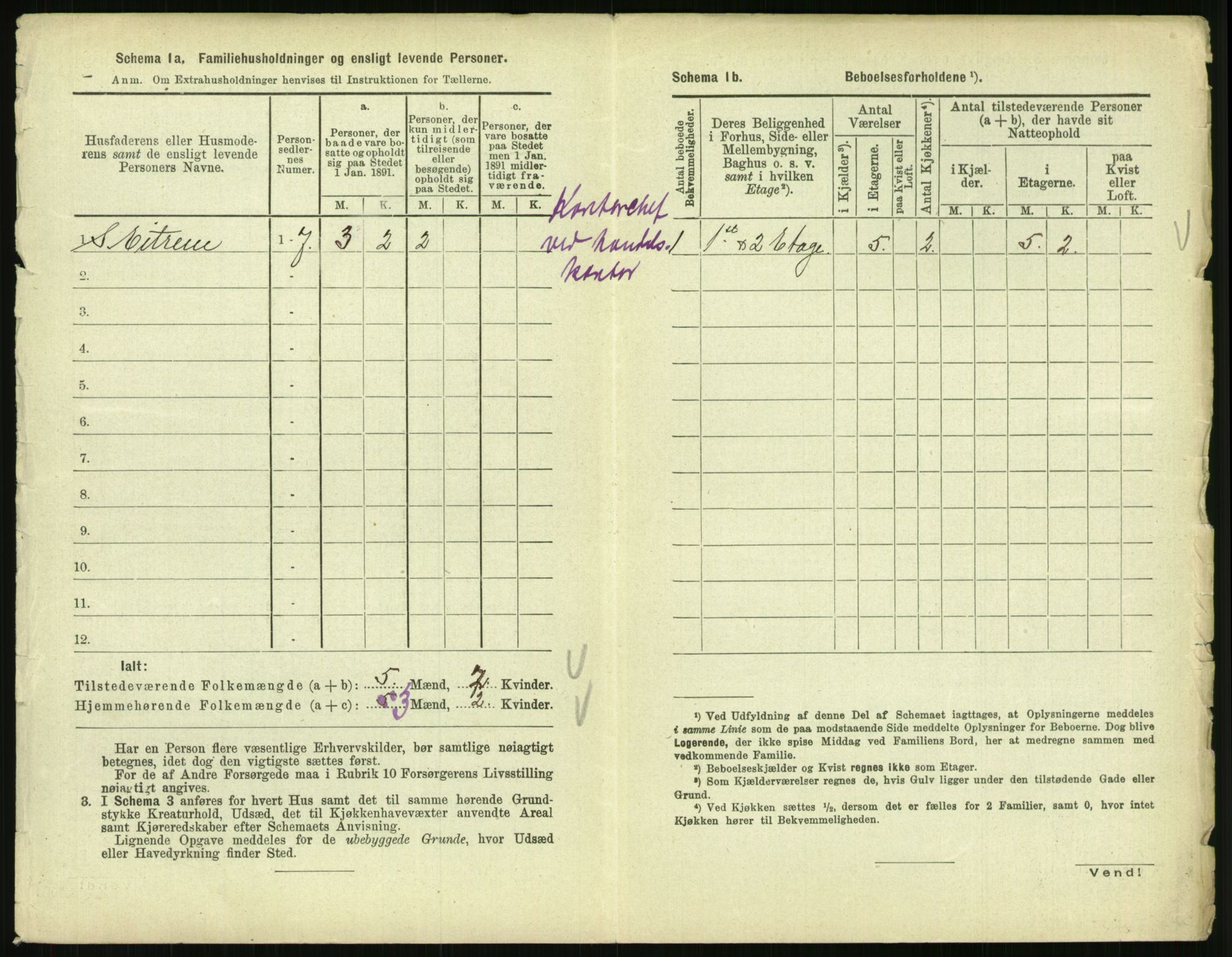 RA, 1891 census for 0801 Kragerø, 1891, p. 965