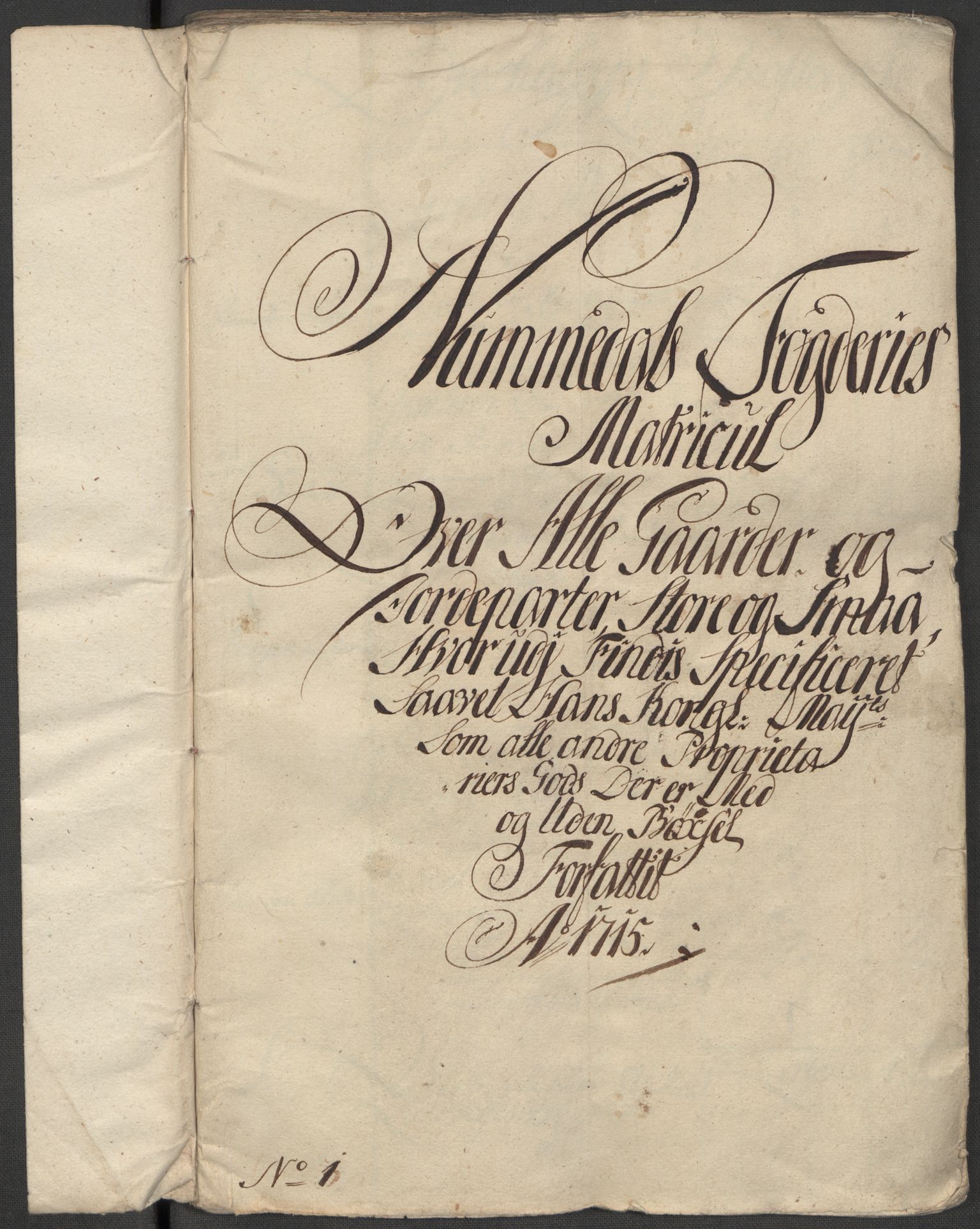 Rentekammeret inntil 1814, Reviderte regnskaper, Fogderegnskap, RA/EA-4092/R64/L4436: Fogderegnskap Namdal, 1715, p. 26