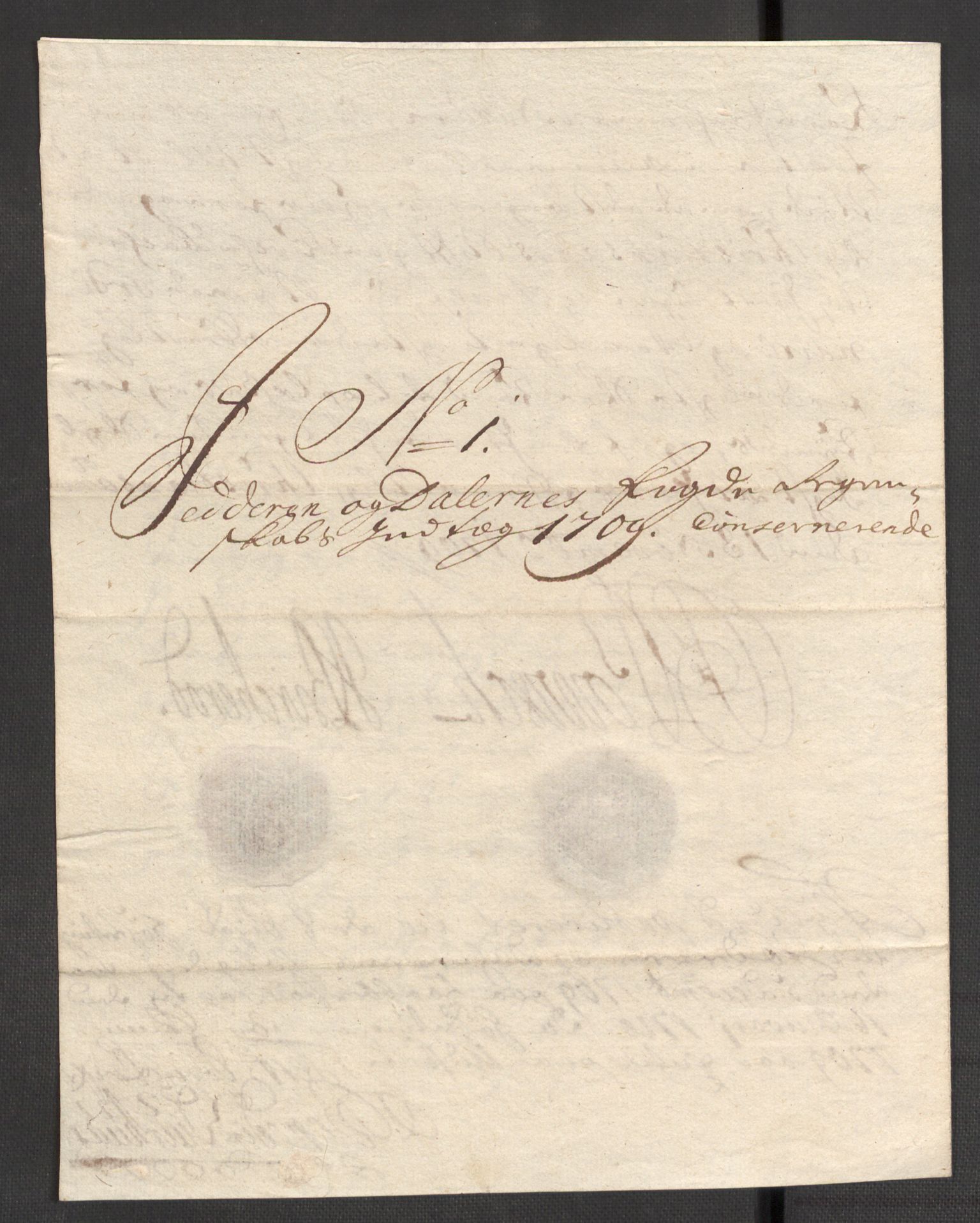 Rentekammeret inntil 1814, Reviderte regnskaper, Fogderegnskap, AV/RA-EA-4092/R46/L2734: Fogderegnskap Jæren og Dalane, 1709-1710, p. 27