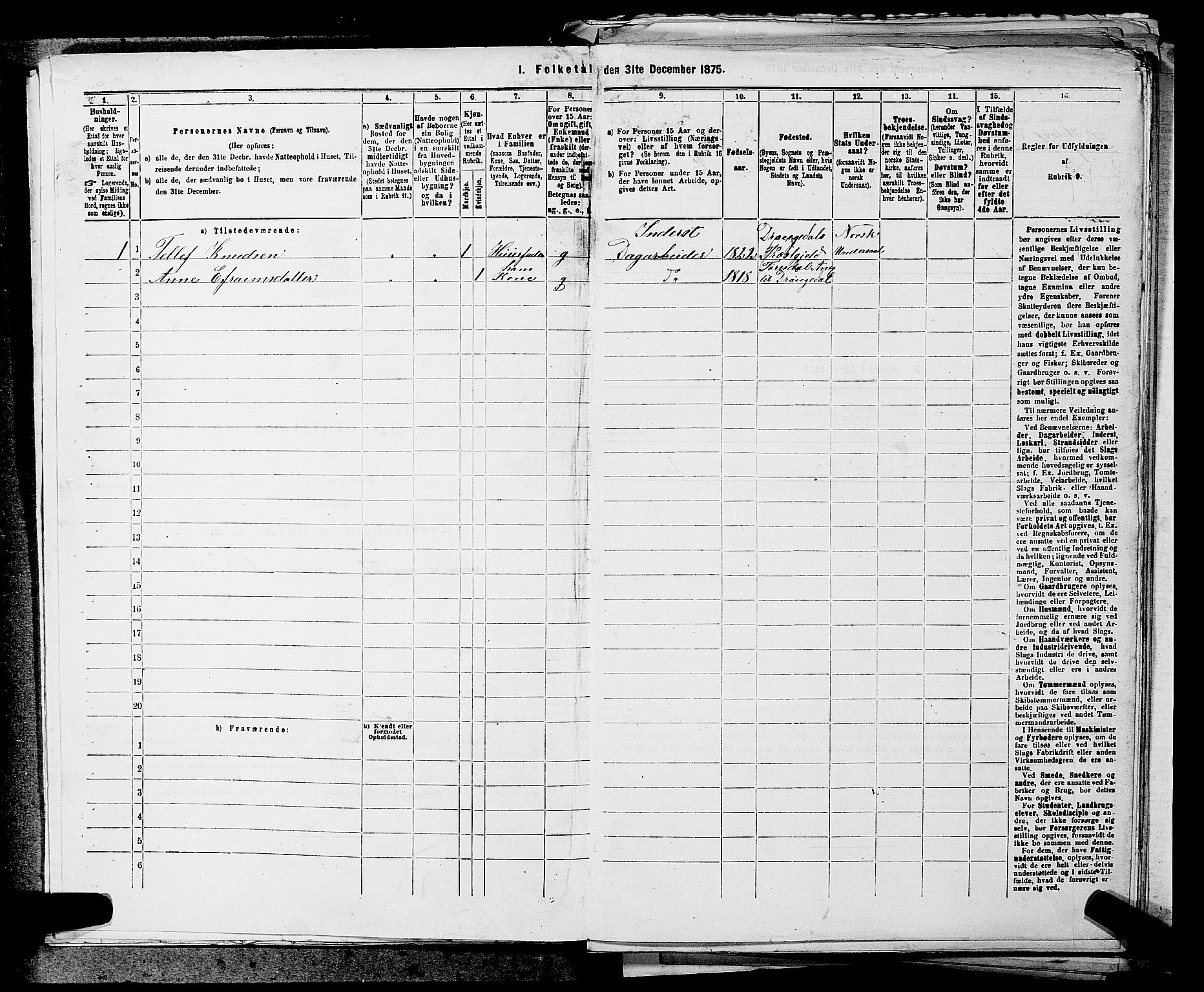 SAKO, 1875 census for 0817P Drangedal, 1875, p. 59