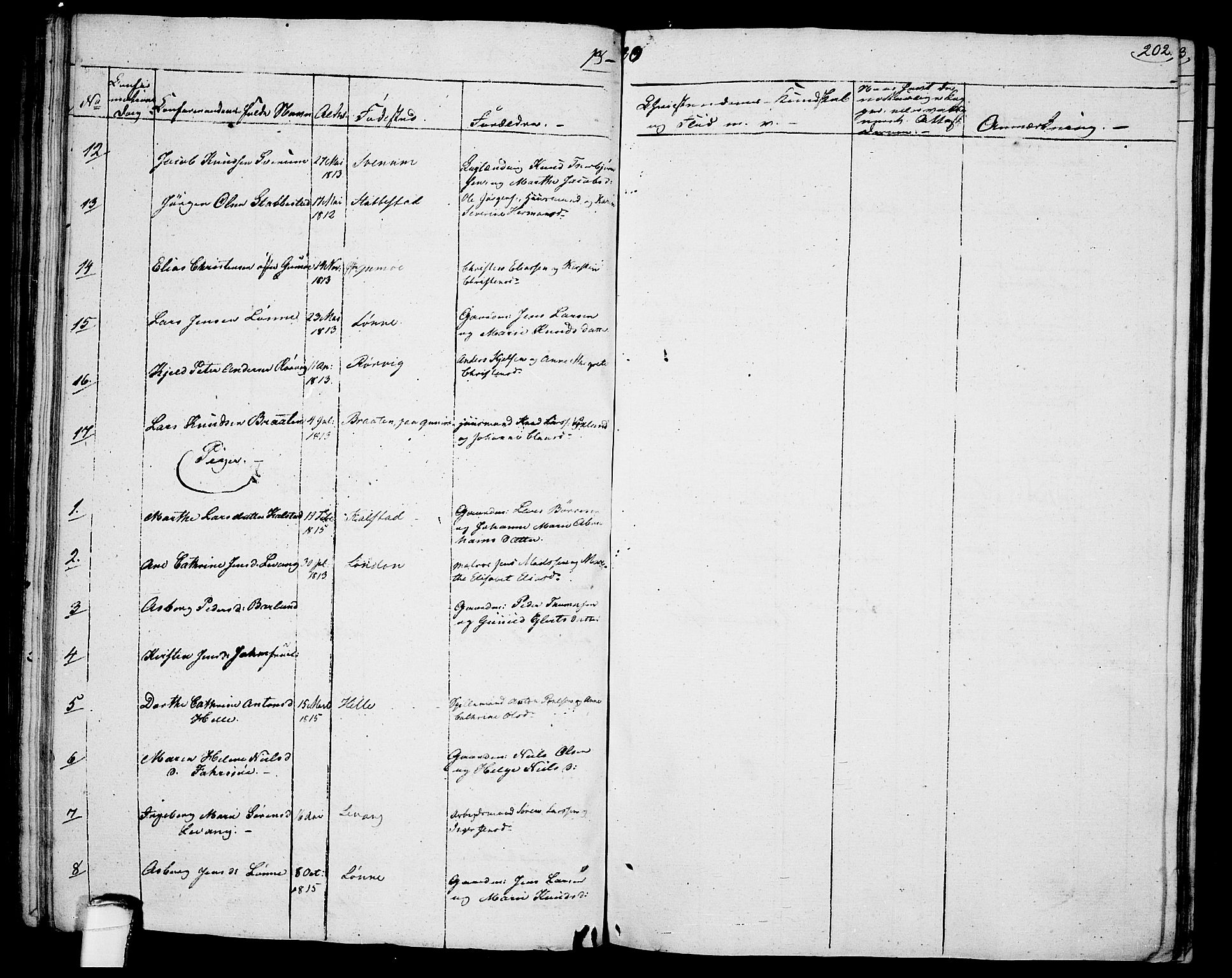 Sannidal kirkebøker, SAKO/A-296/F/Fa/L0005: Parish register (official) no. 5, 1823-1830, p. 202