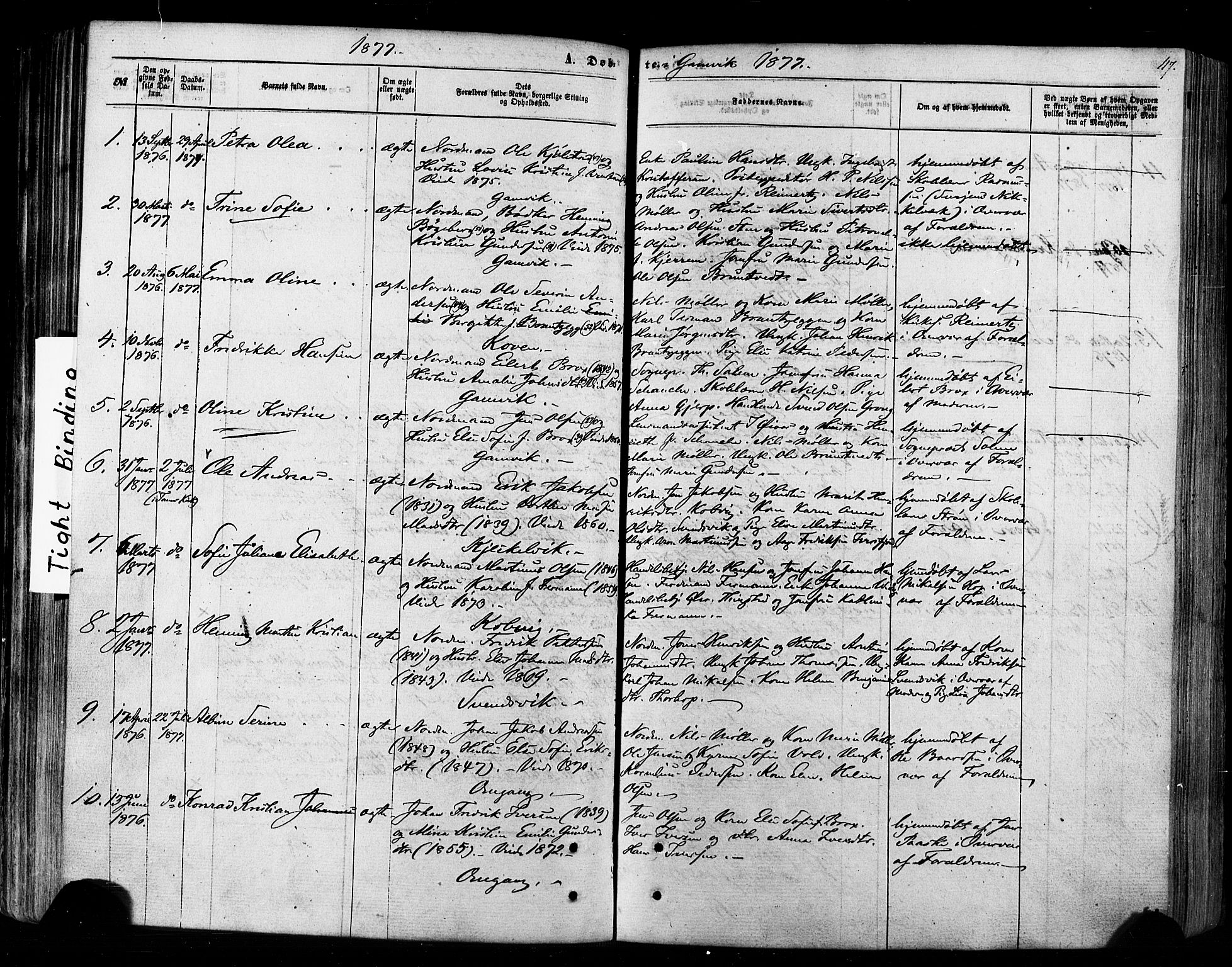 Tana sokneprestkontor, SATØ/S-1334/H/Ha/L0002kirke: Parish register (official) no. 2 /2, 1862-1877, p. 117