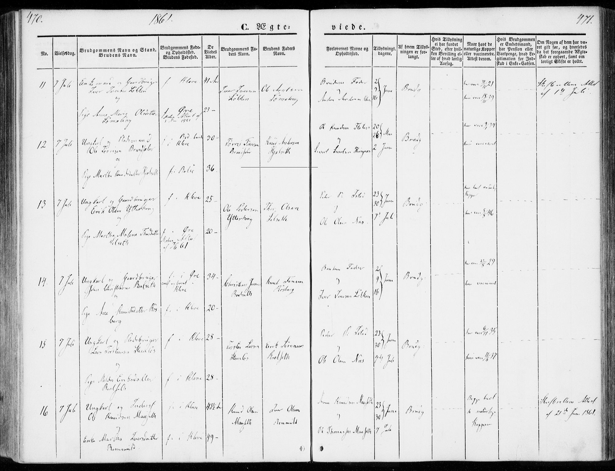 Ministerialprotokoller, klokkerbøker og fødselsregistre - Møre og Romsdal, AV/SAT-A-1454/557/L0680: Parish register (official) no. 557A02, 1843-1869, p. 470-471