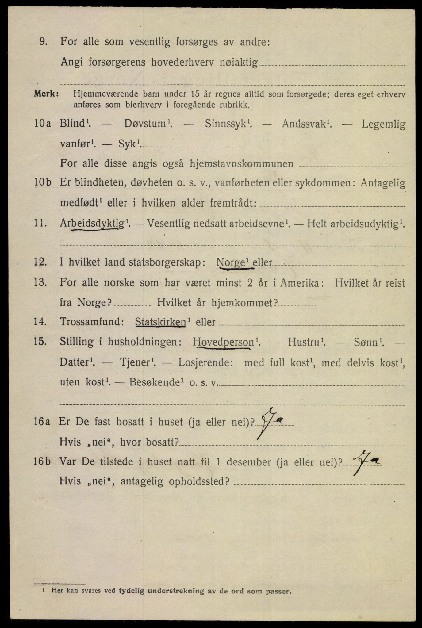 SAKO, 1920 census for Kongsberg, 1920, p. 12969