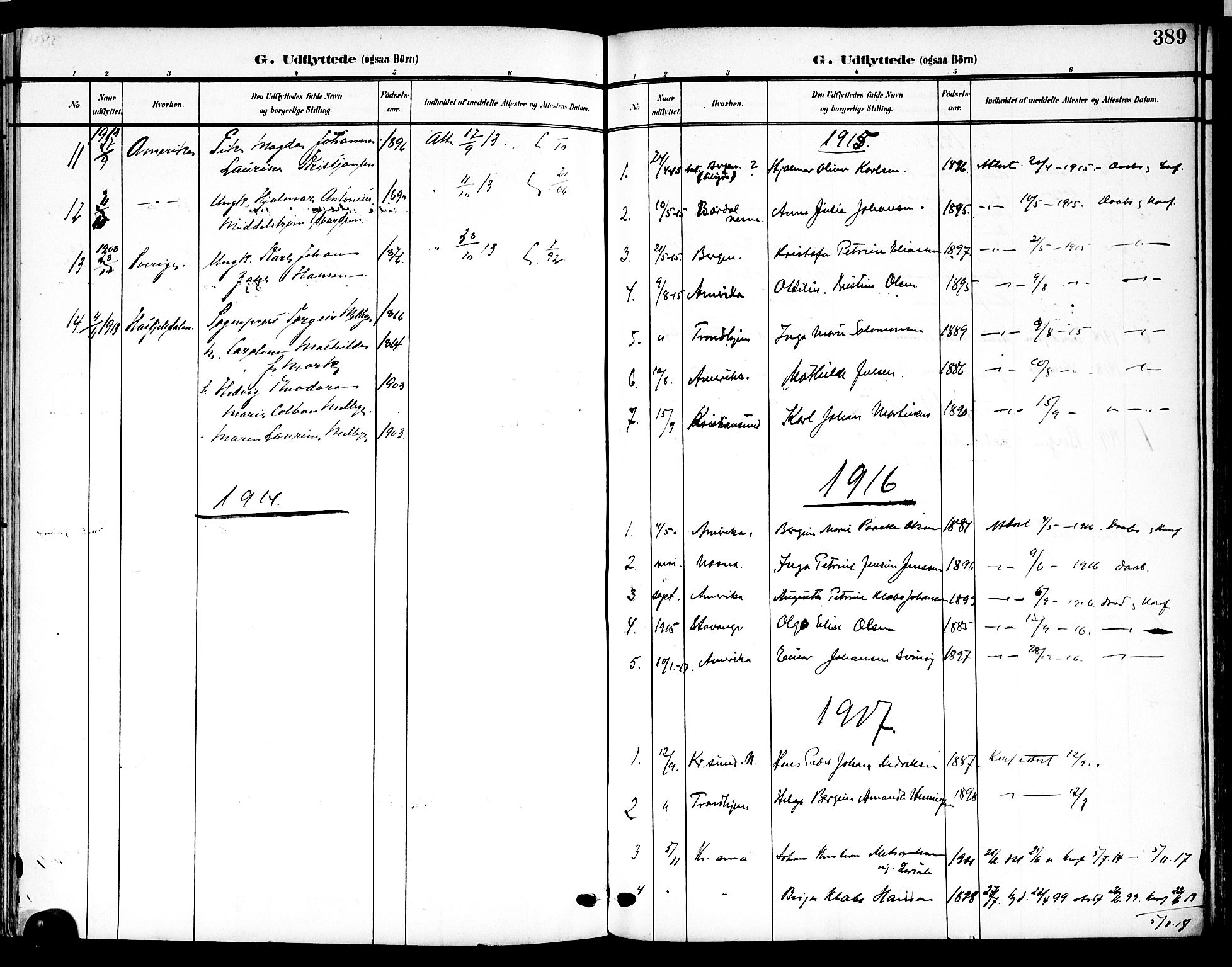 Ministerialprotokoller, klokkerbøker og fødselsregistre - Nordland, SAT/A-1459/839/L0569: Parish register (official) no. 839A06, 1903-1922, p. 389