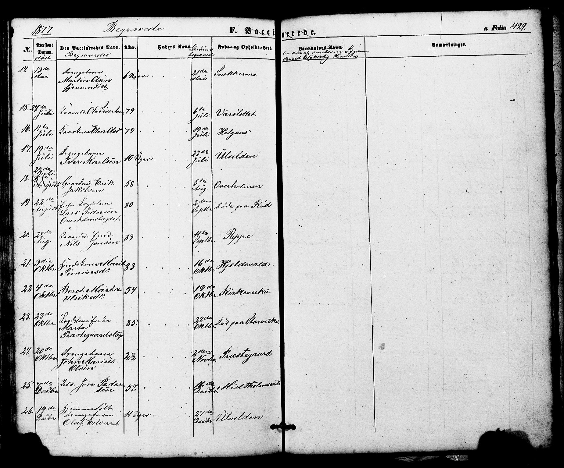 Ministerialprotokoller, klokkerbøker og fødselsregistre - Nord-Trøndelag, SAT/A-1458/724/L0268: Parish register (copy) no. 724C04, 1846-1878, p. 429