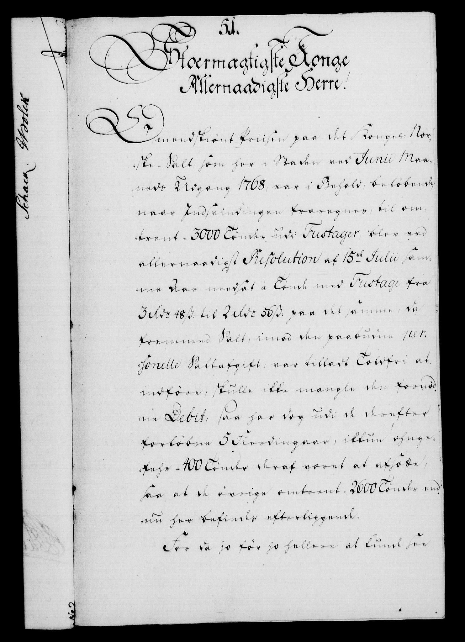 Rentekammeret, Kammerkanselliet, RA/EA-3111/G/Gf/Gfa/L0051: Norsk relasjons- og resolusjonsprotokoll (merket RK 52.51), 1769, p. 245