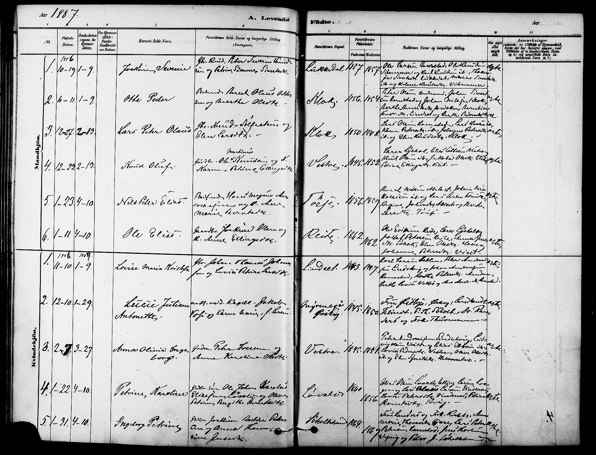 Ministerialprotokoller, klokkerbøker og fødselsregistre - Møre og Romsdal, AV/SAT-A-1454/522/L0315: Parish register (official) no. 522A10, 1878-1890