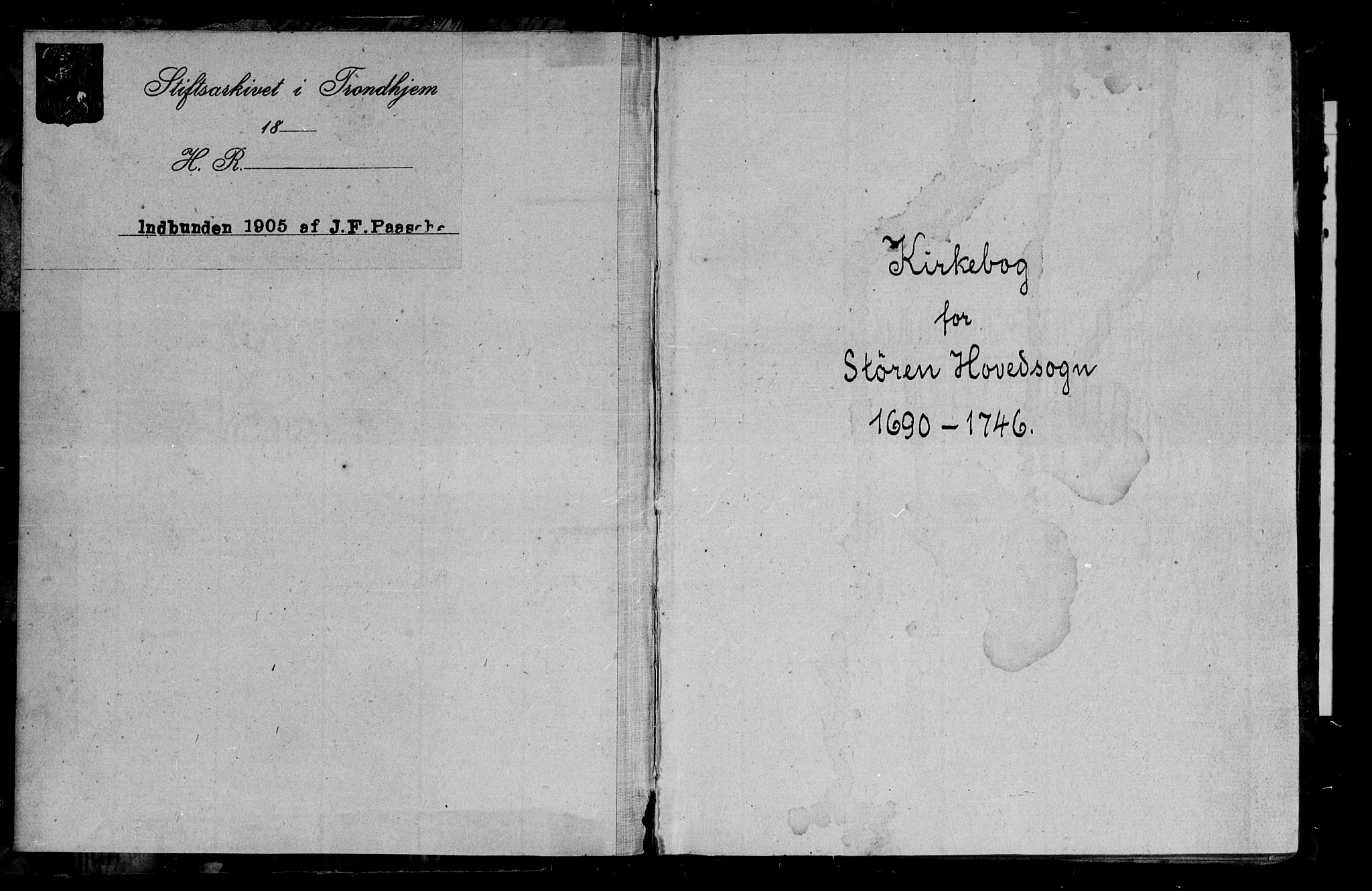 Ministerialprotokoller, klokkerbøker og fødselsregistre - Sør-Trøndelag, SAT/A-1456/687/L0990: Parish register (official) no. 687A01, 1690-1746