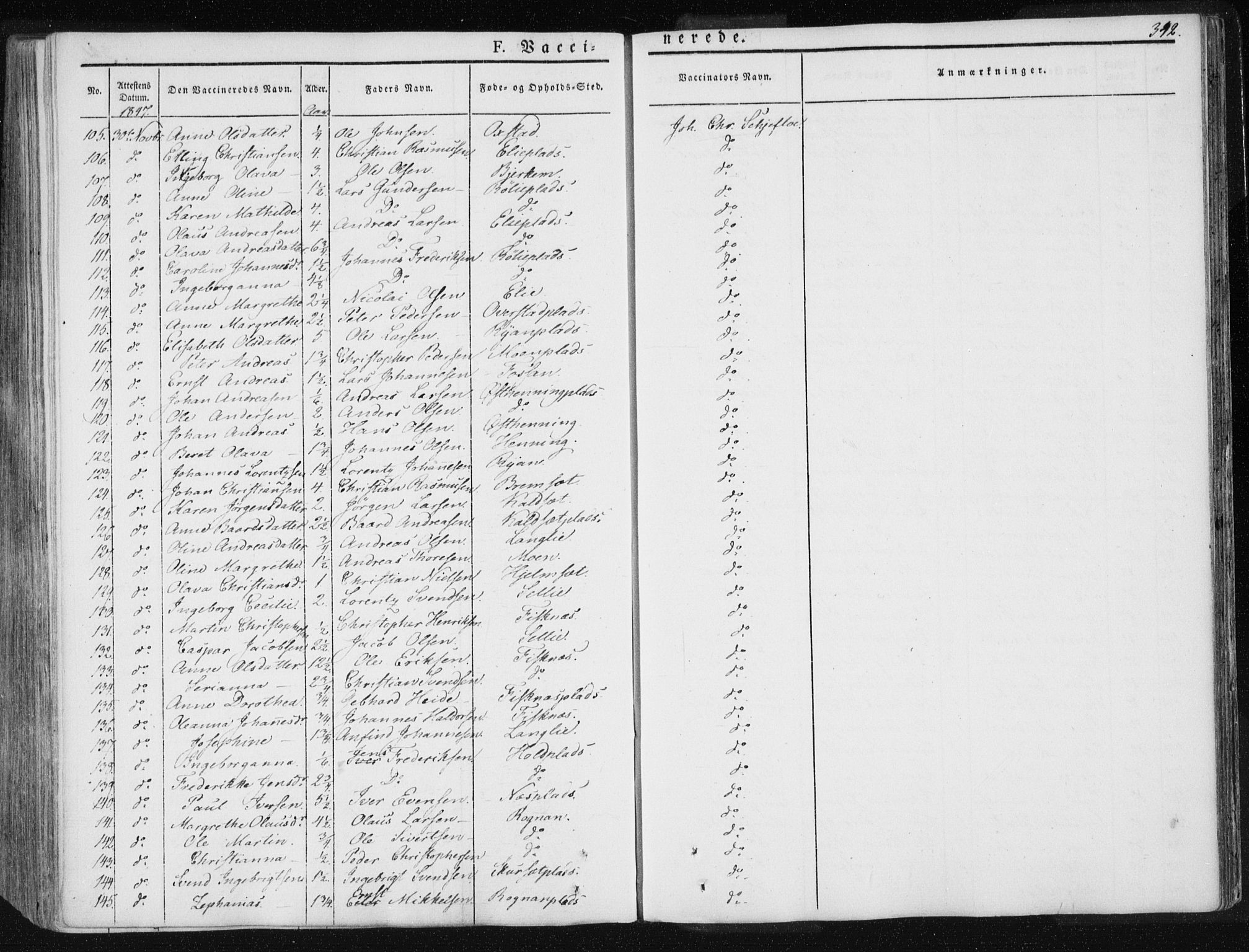 Ministerialprotokoller, klokkerbøker og fødselsregistre - Nord-Trøndelag, AV/SAT-A-1458/735/L0339: Parish register (official) no. 735A06 /1, 1836-1848, p. 342