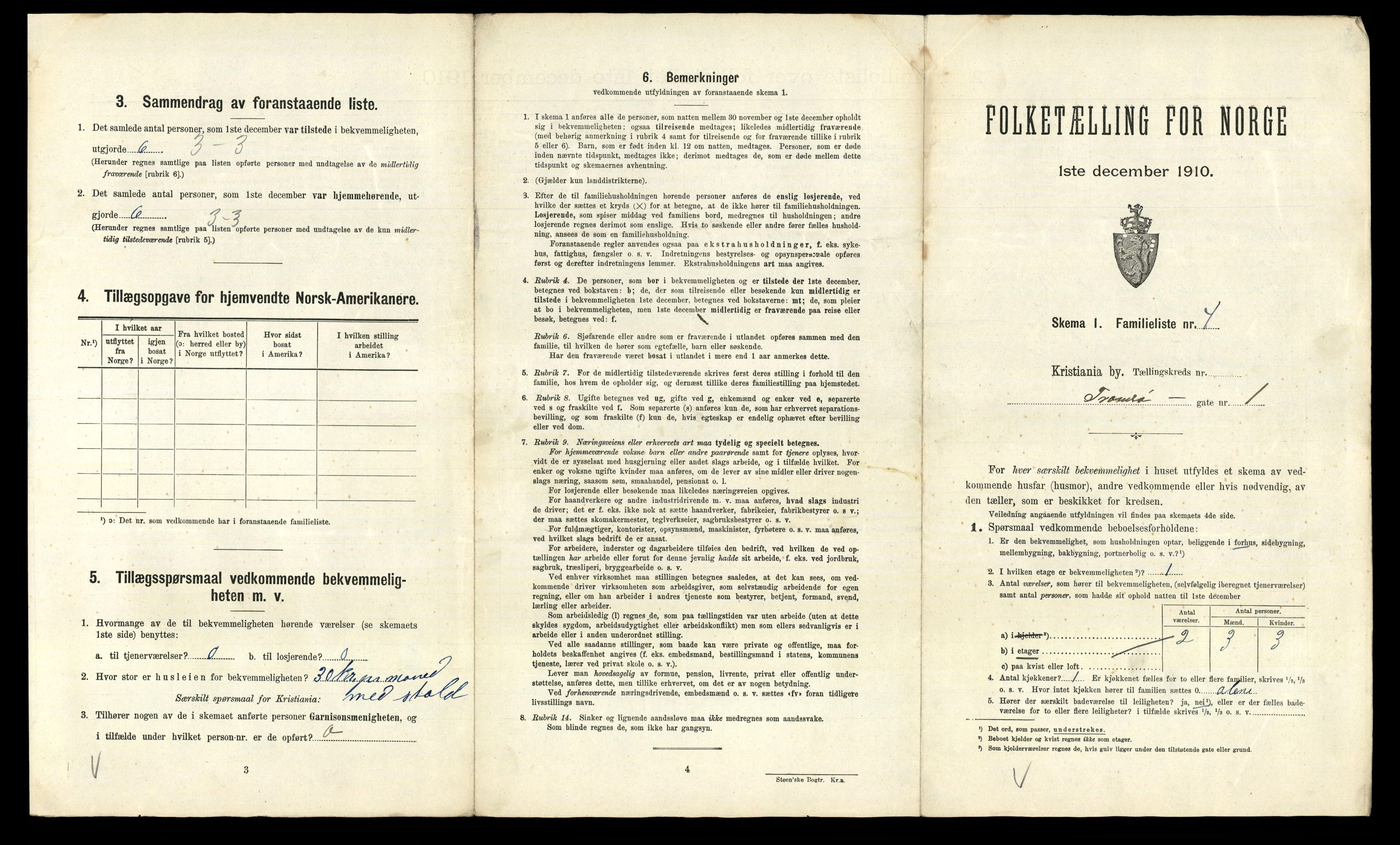 RA, 1910 census for Kristiania, 1910, p. 111137